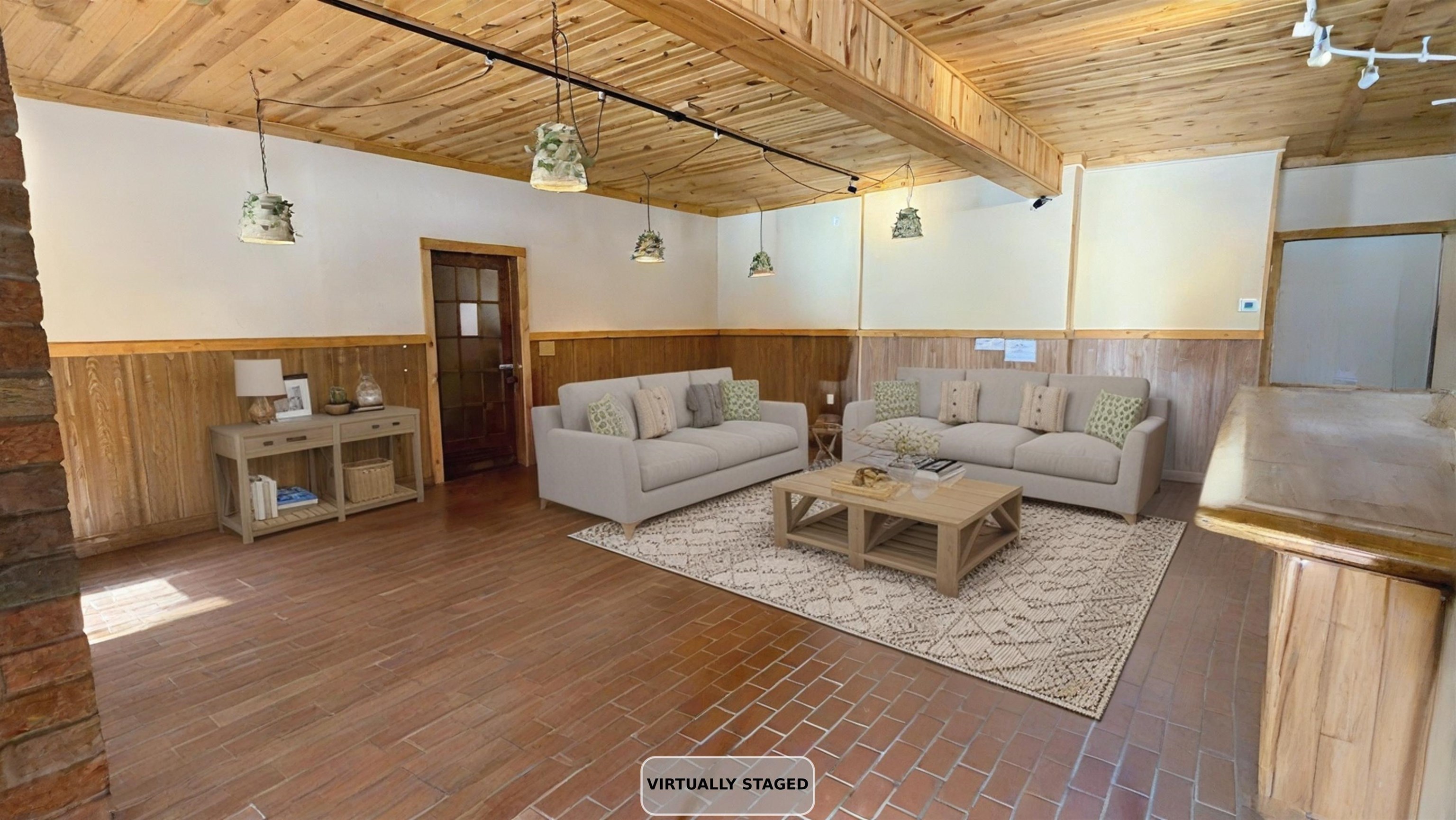 Staged Bar area as livingroom