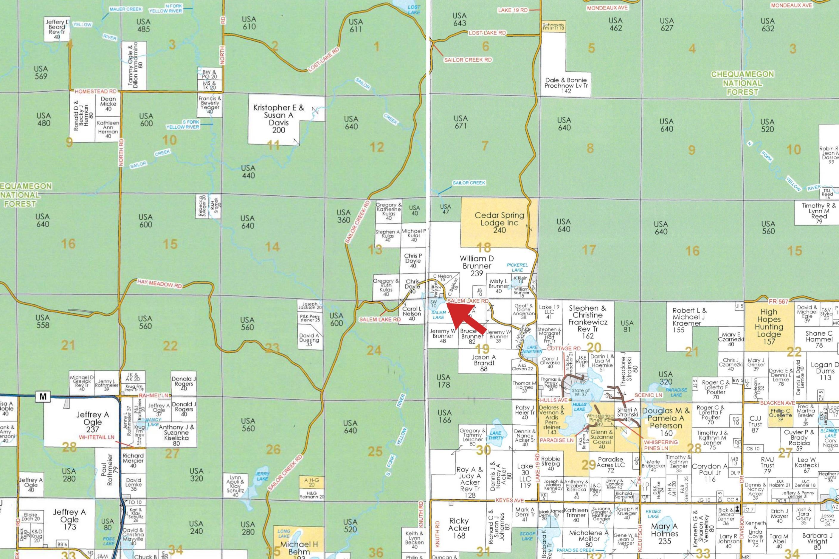 Aprx .757 Acres SALEM LAKE ROAD, Medford, Wisconsin 54451, ,Land,For Sale,Aprx .757 Acres SALEM LAKE ROAD,22600471