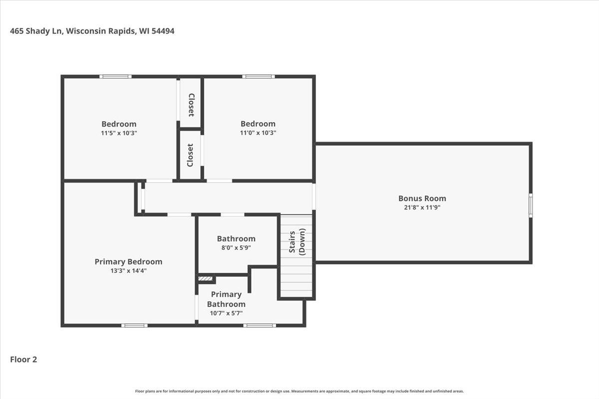 465 SHADY LANE, Wisconsin Rapids, Wisconsin 54494, 3 Bedrooms Bedrooms, ,2 BathroomsBathrooms,Residential,For Sale,465 SHADY LANE,22600702