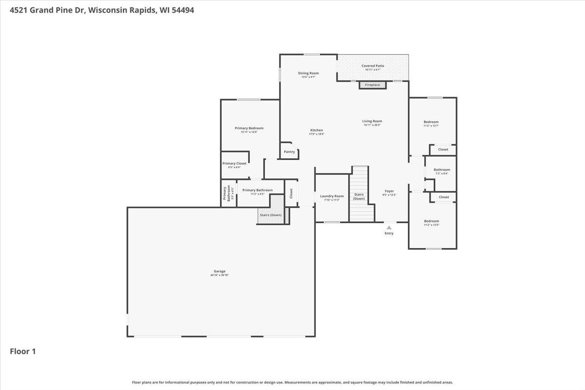 4521 GRAND PINE DRIVE, Wisconsin Rapids, Wisconsin 54494, 4 Bedrooms Bedrooms, ,3 BathroomsBathrooms,Residential,For Sale,4521 GRAND PINE DRIVE,22600705