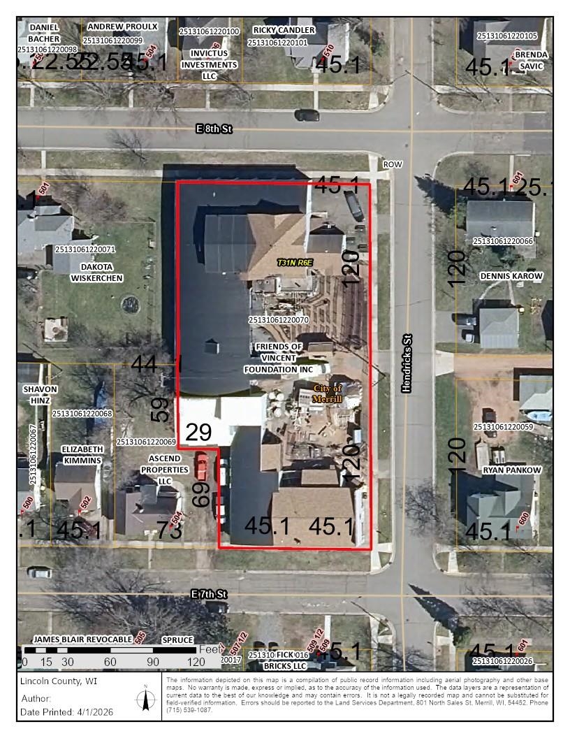 700 HENDRICKS STREET, Merrill, Wisconsin 54452, ,Commercial/industrial,For Sale,700 HENDRICKS STREET,22601276