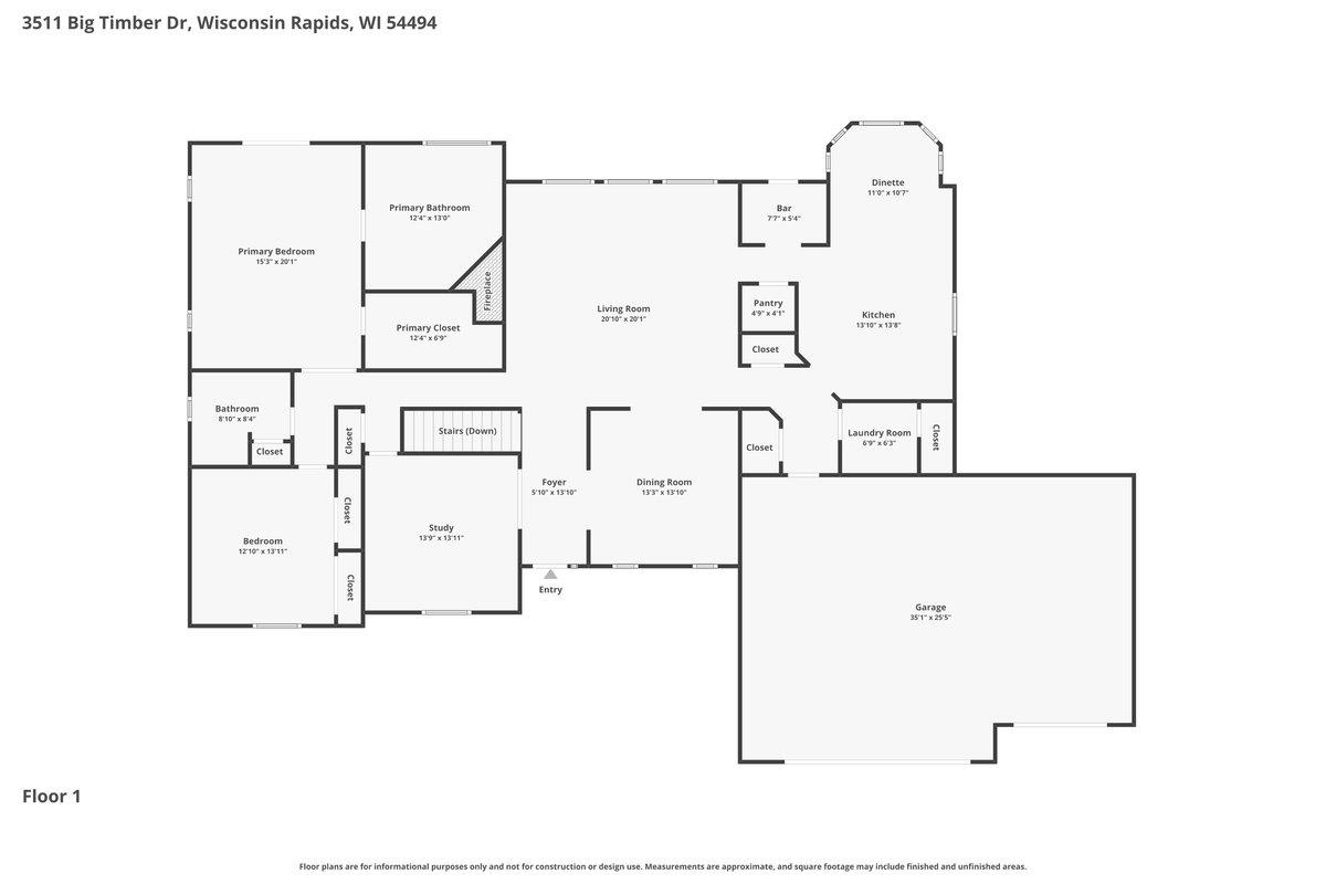 3511 BIG TIMBER DRIVE, Wisconsin Rapids, Wisconsin 54494, 4 Bedrooms Bedrooms, ,3 BathroomsBathrooms,Residential,For Sale,3511 BIG TIMBER DRIVE,22601425