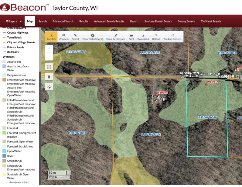 Wetlands Map