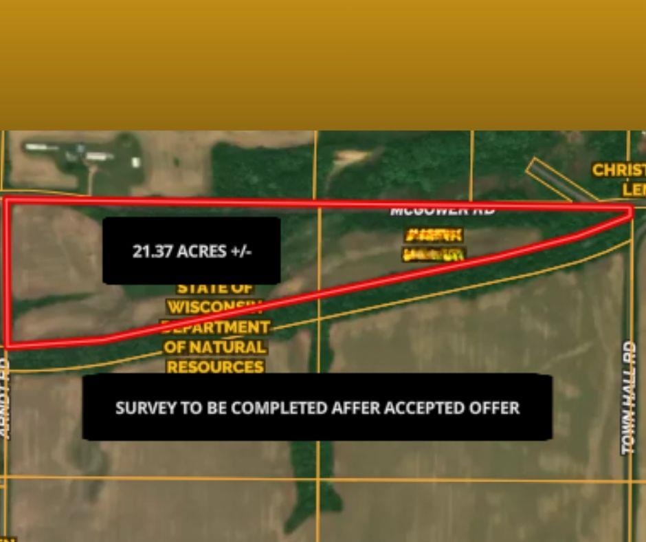 0 MCGOWER ROAD, Fairchild, Wisconsin 54741, ,Land,For Sale,0 MCGOWER ROAD,22602264