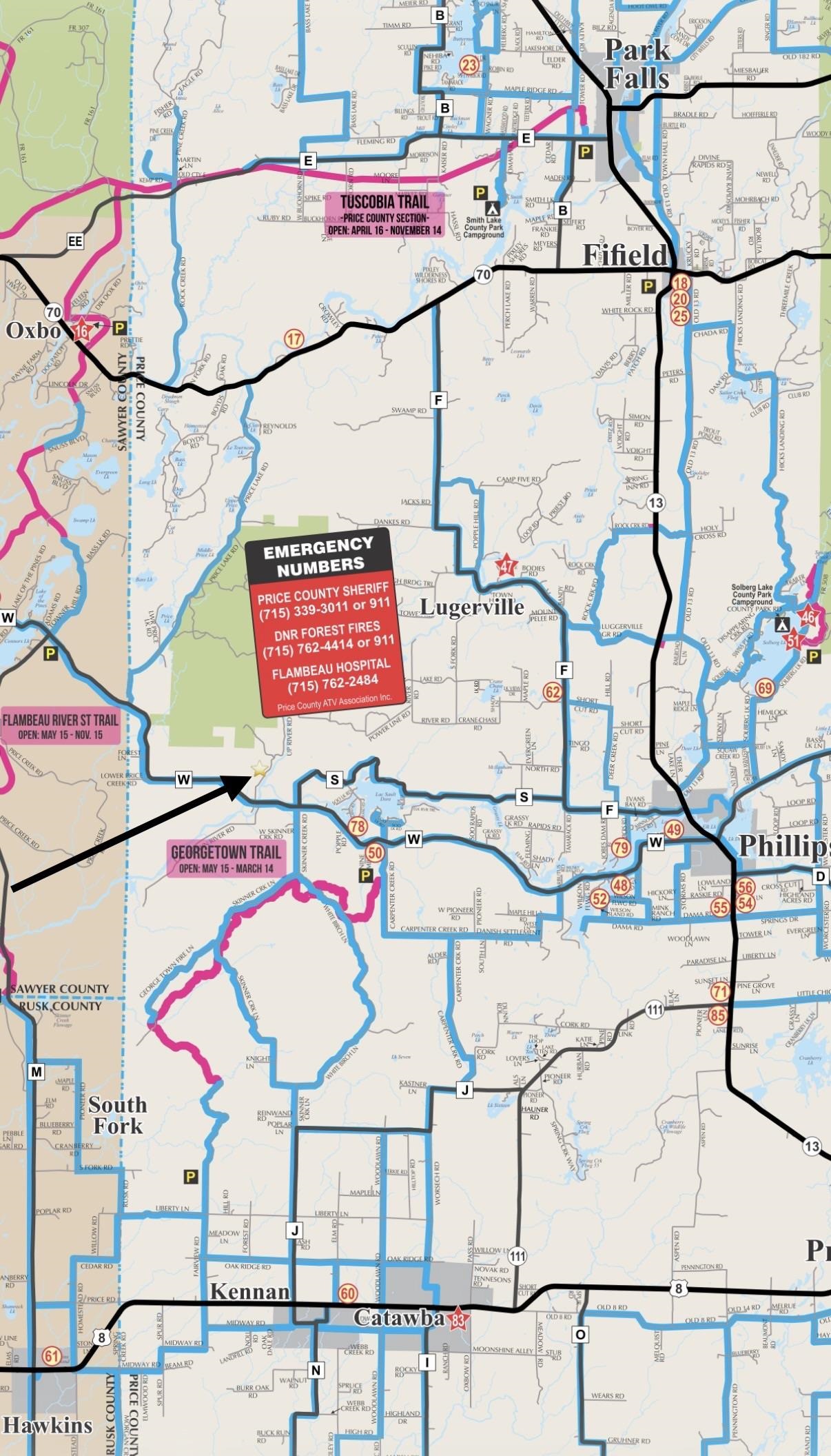 UP RIVER ROAD, Phillips, Wisconsin 54555, ,Land,For Sale,UP RIVER ROAD,22604784