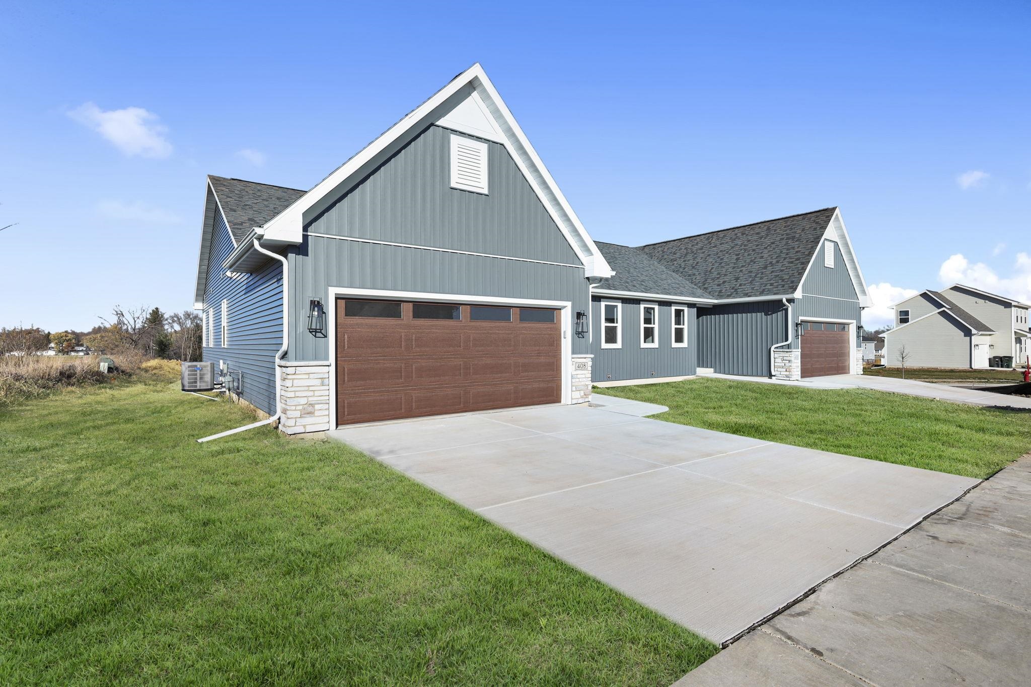 Virtually staged with grass