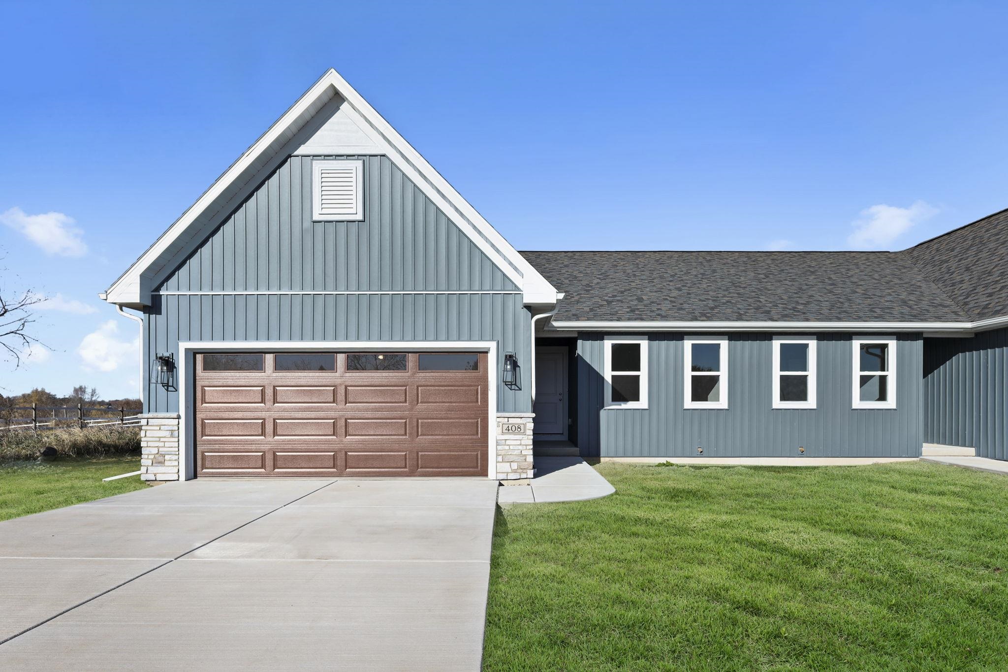 Virtually staged with grass