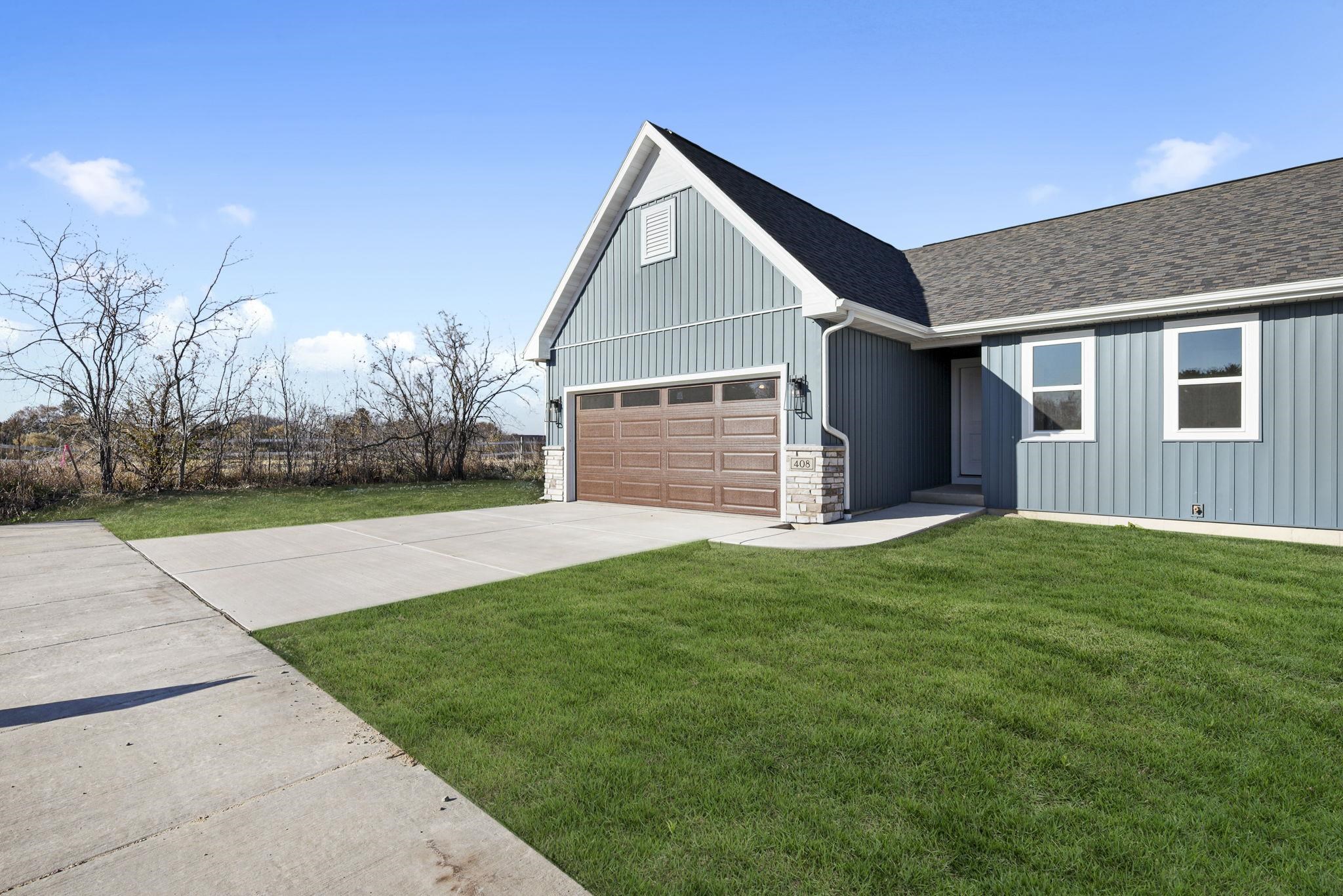 Virtually staged with grass