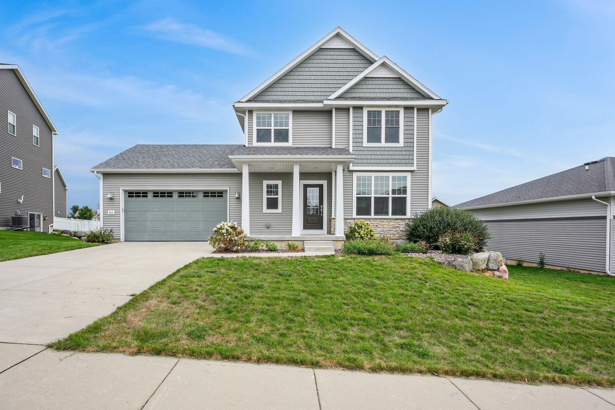 Show 8/28. Beautifully maintained 1 owner home in desirable Verona neighborhood. The bright, open main level features a spacious kitchen with center island and breakfast bar, adjoining dining area, and inviting great room featuring a gas fireplace with custom built-in.  The main floor front room offers a flexible space for a home office, playroom, or additional living area. Upstairs you’ll find three bedrooms, including a comfortable primary suite with walk-in closet. The exposed basement offers large windows, high ceilings, and a bathroom rough in, providing excellent potential for future finished living space. Enjoy the outdoors in the large, level backyard, from the elevated 1st floor deck, or at any of the neighborhood's wonderful parks. Convenient Verona location near schools, parks, shopping, and all the area has to offer.