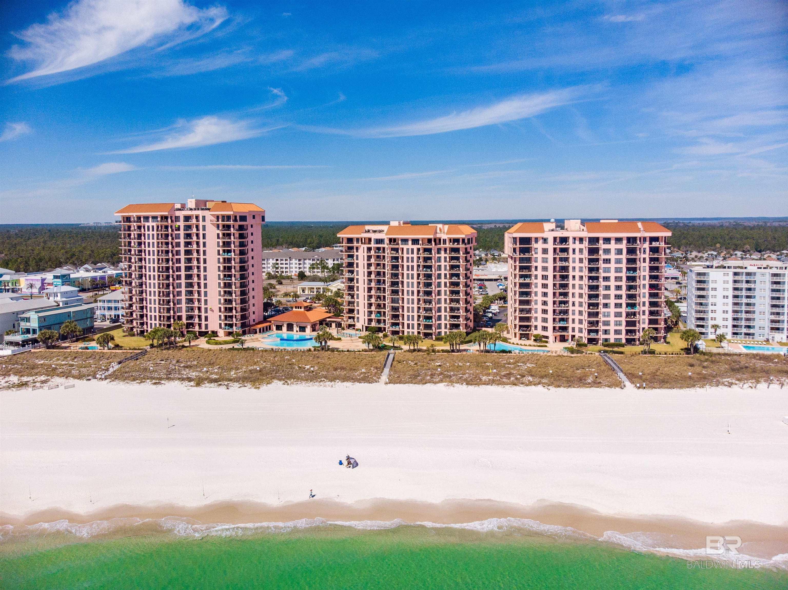 GREAT RENTAL POTENTIAL with a rental projection of $115K/annually.  This beautifully updated 3-bedroom, 3-bath condo at Seachase delivers the coastal lifestyle buyers want right now. Freshly painted with consistent vinyl plank flooring, quartzite countertops, updated baths, and blackout window treatments in every bedroom, this unit is truly turnkey. Sunlight pours into the open living space, and the private balcony, complete with polywood furniture, offers the perfect spot to soak in gulf breezes.Located in one of Orange Beach's most desirable resorts, Seachase offers direct gulf-front access, multiple pools (including indoor), hot tubs, lighted tennis/pickleball courts, a fitness center, splash pad, gated security, and beautifully maintained grounds.Fully furnished and move-in ready, beautifully refreshed, and priced to sell, this unit is a gem. You will appreciate its condition, layout, and unbeatable amenities. Schedule your showing today! Buyer to verify all information during due diligence.Click here for video tour -> https://vimeo.com/reviews/dd2b372f-082e-4d67-b8d0-43b878063b2a/videos/1137062010