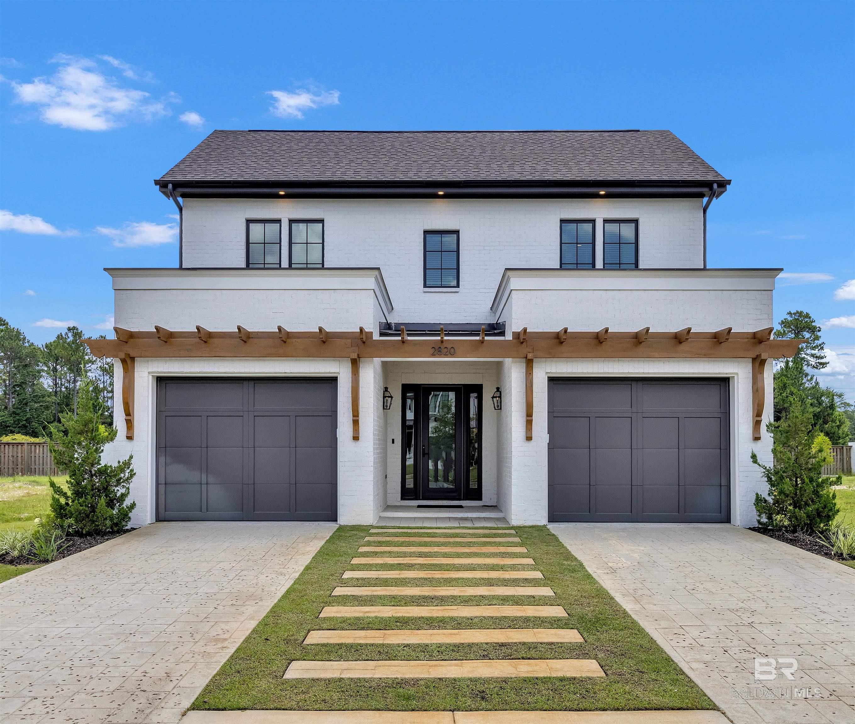 NEW gold fortified 3 bed 3.5 bath home located in an exclusive private waterfront gated community. BEST DEAL IN WATERWAYS SUBDIVISION! Lived in for 1 year, seller offering one year home warranty. This home sits above flood plain & includes deeded boat slip (a $70,000 value) and 13,000 lb. boat lift (a $15,000 value).  This house features open concept living for entertaining which includes a chefs kitchen with solid wood cabinetry, quartz counters, gas range, farmhouse sink & walk in butlers pantry. All bedrooms with en-suites located together on the 2nd floor. Master en-suite features marble floors, walk in marble shower, dual vanity with quartz counters and free-standing bathtub. Walk in mater closet has been built out with custom cabinetry and shelving. Elevator offers easy access throughout entire home! Amenities include 20 acres on the Intracoastal Waterway with nature walking trails, hi-speed fiber optics, private boat launch, private Marina w/ deeded boat slips, day slips for guests, private Community pool w/ trellises for outdoor dining/gathering & a large common area/green space! Tailer storage still available for purchase. HOA fees include water and electric at the dock, lawn care and irrigation. Call your realtor for more details and to schedule showing! Buyer to verify all information during due diligence.