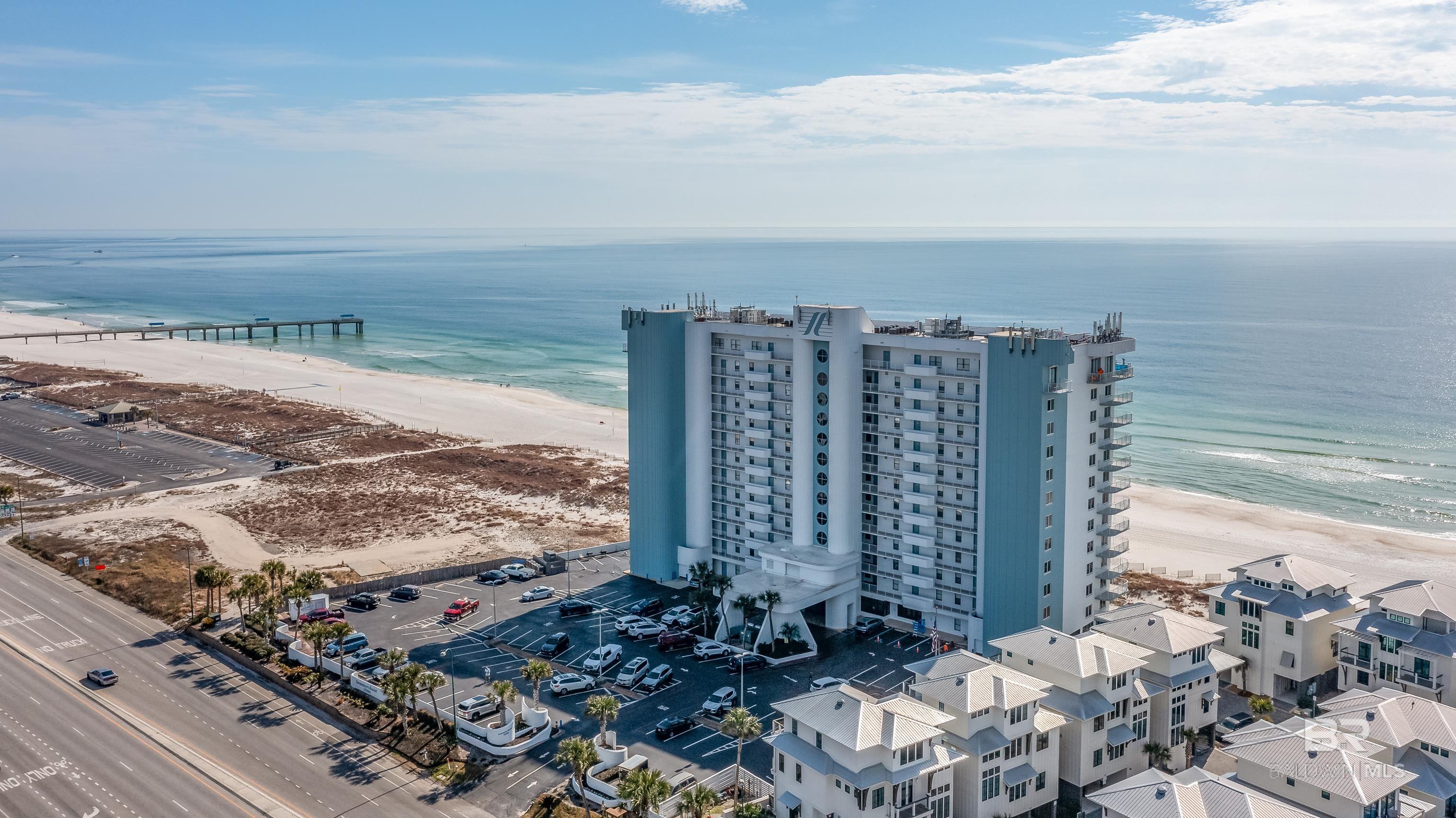Located in the heart of Orange Beach, This beautifully updated 3-bedroom, 2-bathroom condo is located on the second floor of the highly sought-after Summerchase Condominium complex, offering breathtaking views of the Gulf of Mexico/America. The primary suite is Gulf-front with private balcony access where you can enjoy stunning sunsets.  Inside, you’ll find high-end finishes like granite countertops, tile flooring throughout, and a walk-in shower and walk-in closet in the primary bath. The condo is fully equipped with a stackable washer and dryer for added convenience and balcony storm shutters. The complex offers indoor and outdoor pools, kiddie pool, hot tub, fitness center, sauna, on-site management and security, as well as owner storage lockers (available for rent).  This is a great rental unit making it an ideal investment opportunity. Whether you’re looking for a vacation retreat or a steady rental income stream, Summerchase has it all.  This prime location is within walking distance to shopping, restaurants, boat launch, and the new beautiful Coastal Gulf front restaurant/bar and grill . The Hugh S.Branyon Back country Trails for biking and walking are adjacent to the property. Don’t miss your chance to own a piece of paradise, so call your favorite realtor today and set up your viewing. Buyer to verify all information during due diligence.