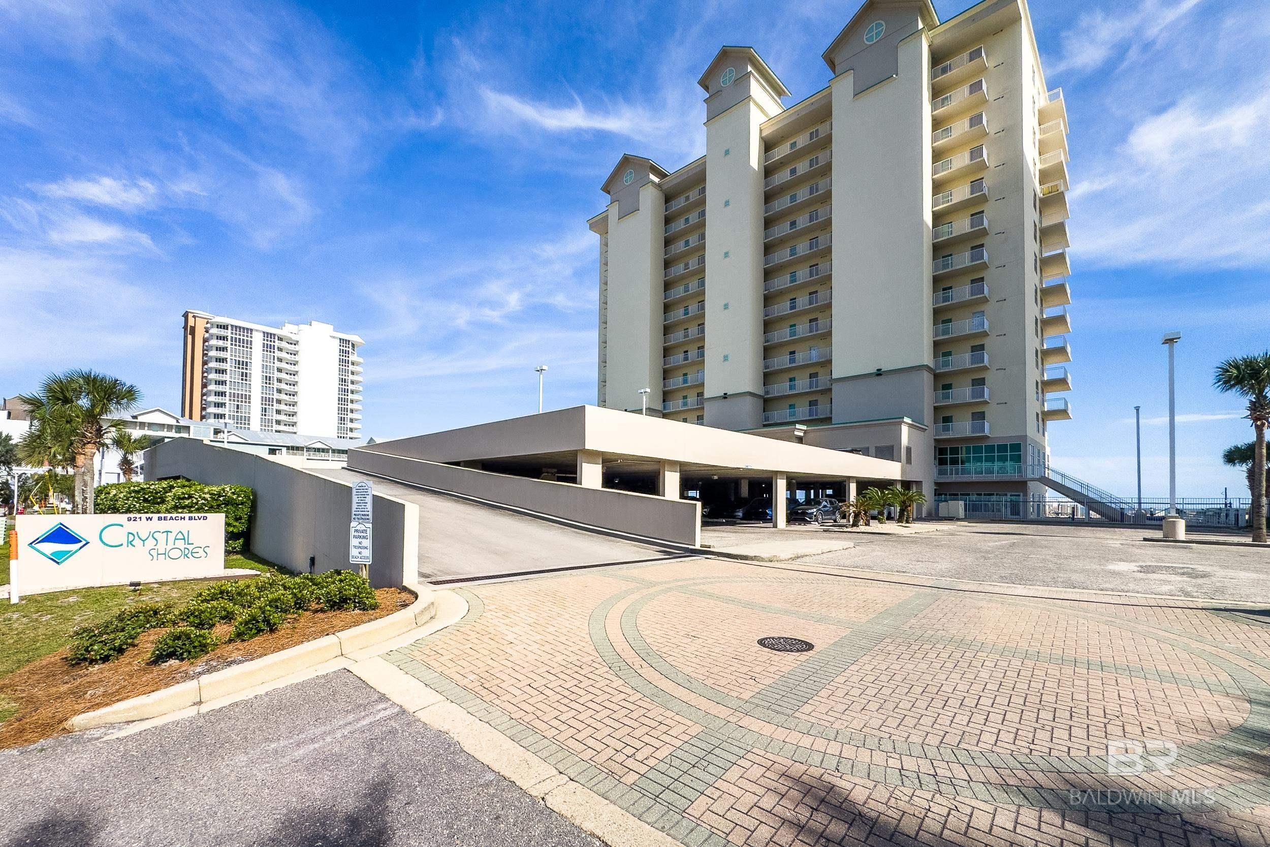 Beautifully decorated and recently updated, this Gulf-front 2-bedroom, 2-bath condo in the highly sought-after Crystal Shores complex offers the perfect blend of comfort, style, and location.With over $55,000 in rental revenue for 2025, this property presents an excellent opportunity as a vacation rental investment, second home, or full-time residence. Ideally located within walking distance to popular restaurants, shopping, and local attractions, convenience meets coastal living at its best.Inside, the unit features tile flooring throughout, granite countertops, stainless steel appliances, and tasteful coastal décor that creates a bright and inviting atmosphere. A private exterior storage closet provides added convenience for beach gear and owner storage.Recent updates include:Two king beds (January 2026)Dishwasher, ceiling fans, and recliner (2024)Granite countertops (kitchen & primary bath) and oven (2023)Full HVAC system (2022)Living room furniture including couch and barrel chair (2021)Hot water heater (2020)Crystal Shores offers an impressive array of amenities, including an outdoor pool with swim-through access to an indoor pool, hot tub, sauna, fitness center, game room, BBQ area, and covered parking—all designed to enhance your coastal lifestyle.With its strong rental performance, desirable Gulf Shores location, and extensive amenities, Crystal Shores Unit 806 is a must-see opportunity.Buyer to verify all information during due diligence. Buyer to verify all information during due diligence.