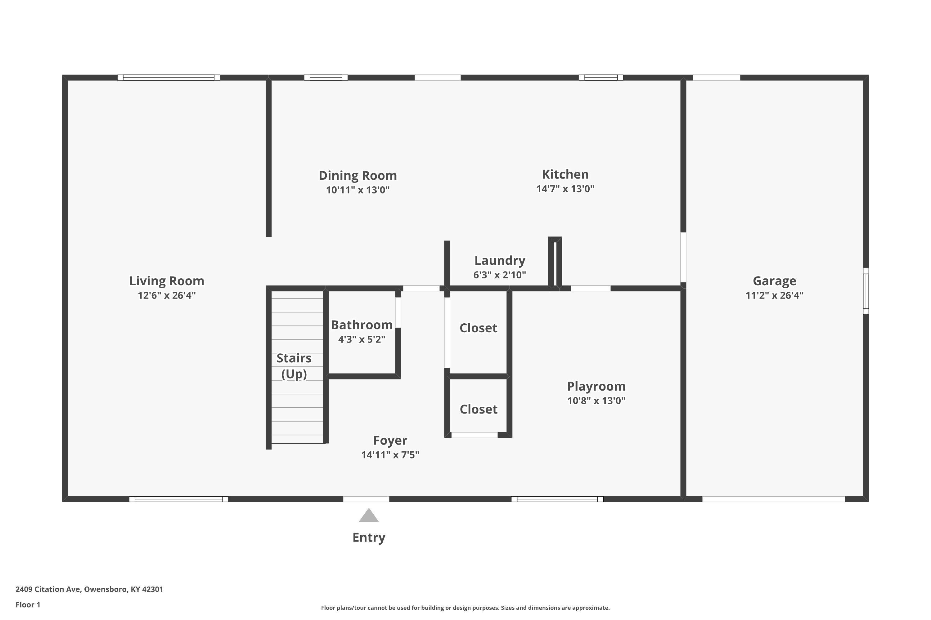 2409 Citation Ave., Owensboro, Kentucky 42301, 4 Bedrooms Bedrooms, ,2 BathroomsBathrooms,Single Family Residence,For Sale,Citation Ave.,93280