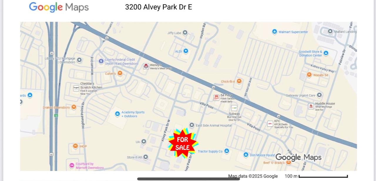 3200 Alvey Park Dr, Owensboro, Kentucky 42303, ,Land,For Sale,Alvey Park Dr,93388