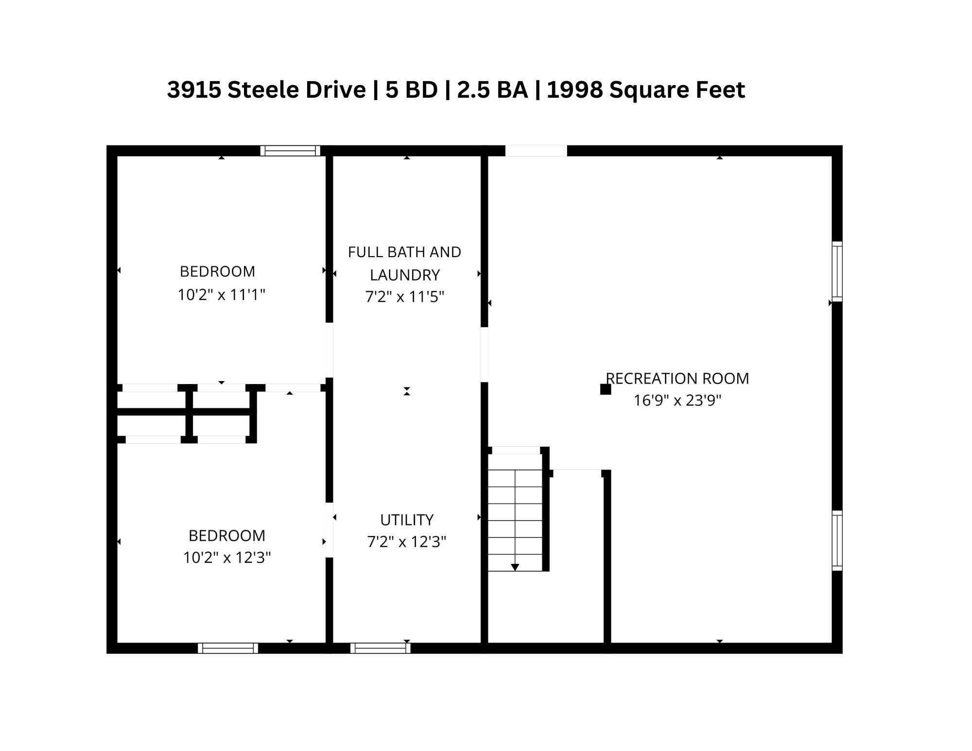 3915 Steele Drive, Owensboro, Kentucky 42303, 5 Bedrooms Bedrooms, ,2 BathroomsBathrooms,Single Family Residence,For Sale,Steele Drive,93574