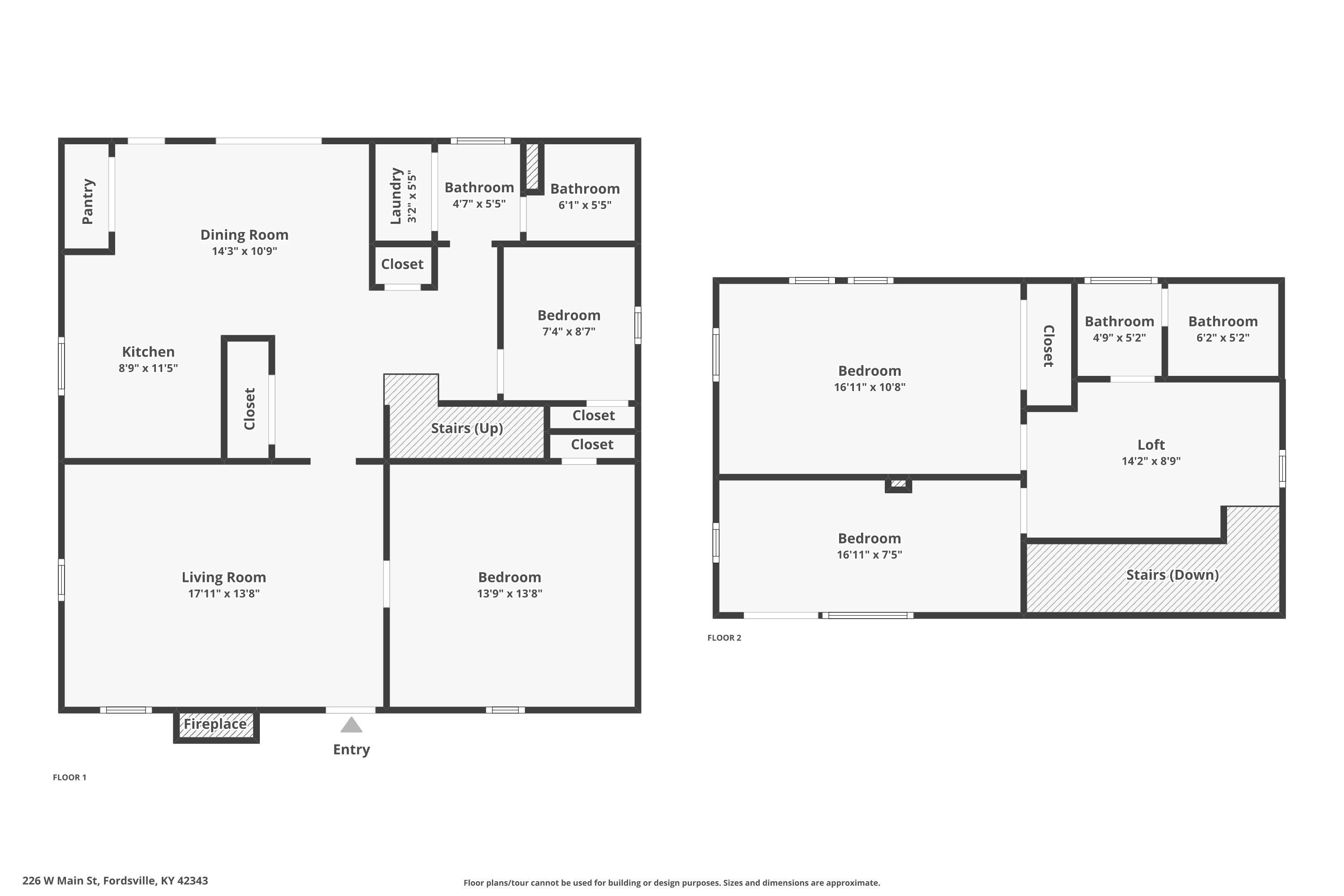 226 Main St, Fordsville, Kentucky 42343, 4 Bedrooms Bedrooms, ,2 BathroomsBathrooms,Single Family Residence,For Sale,Main St,94272