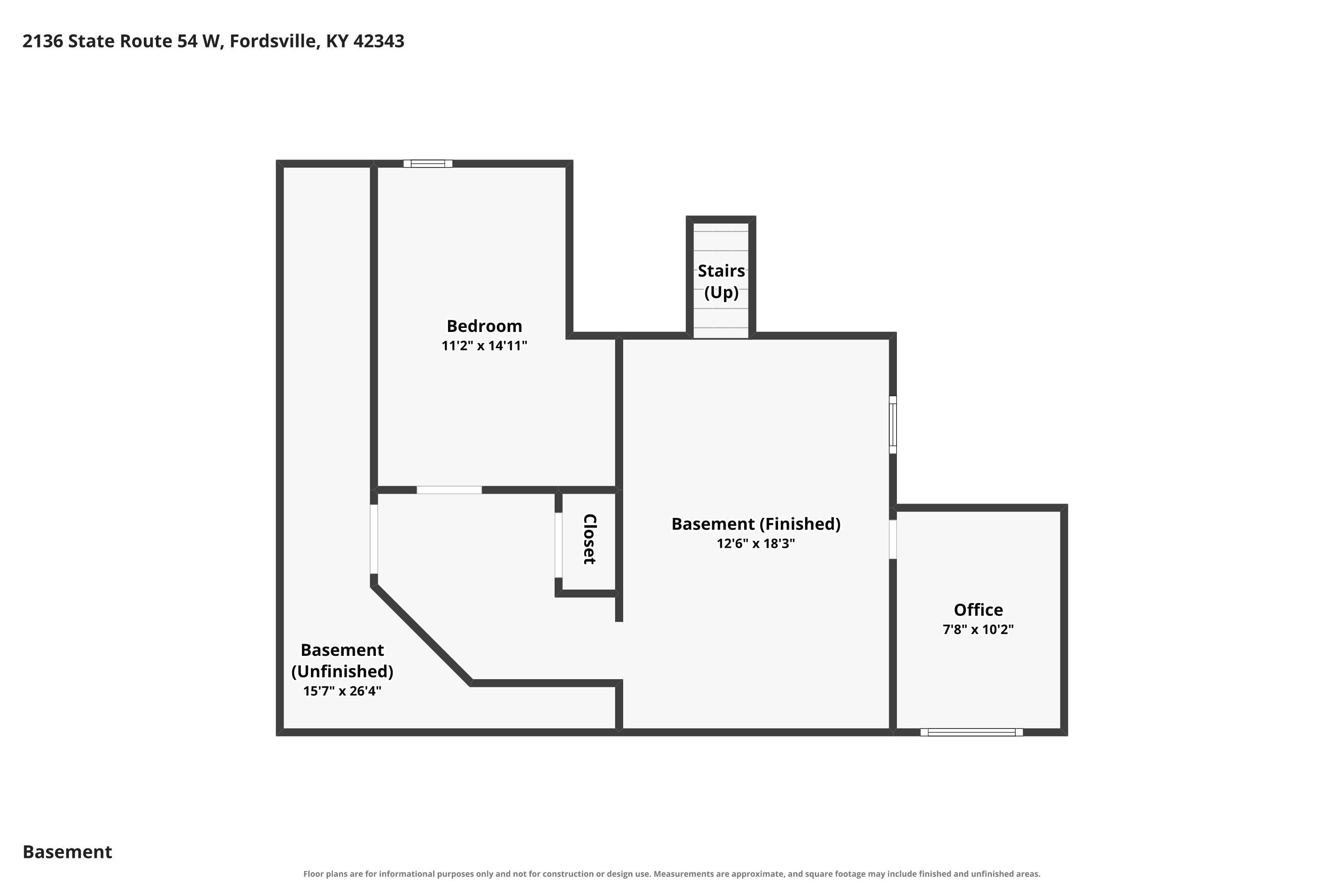 2136 State Route 54 W, Fordsville, Kentucky 42343, 4 Bedrooms Bedrooms, ,2 BathroomsBathrooms,Single Family Residence,For Sale,State Route 54 W,95940