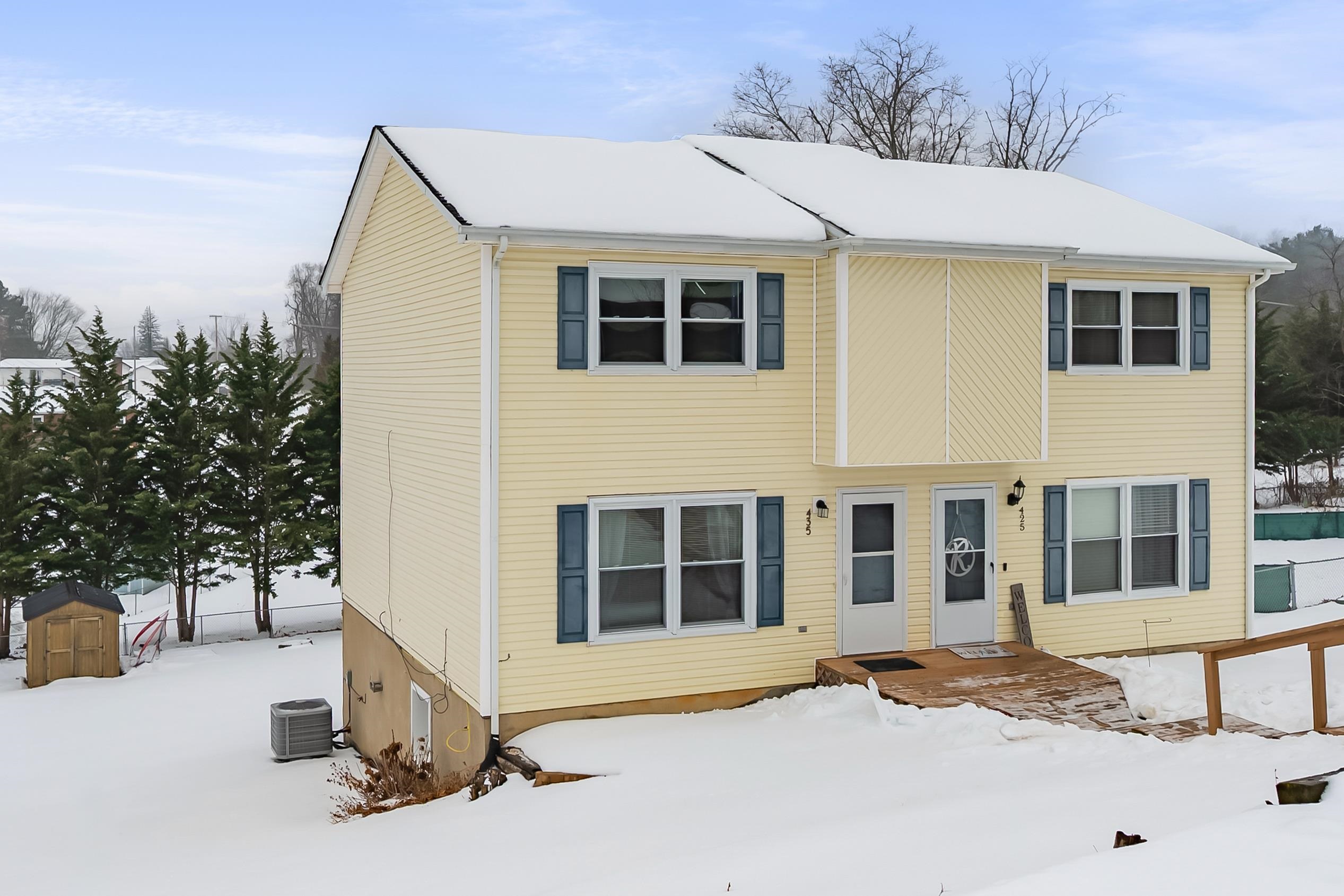 Welcome to 435 Cherokee Drive, a charming 3-bedroom, 2.5-bath townhouse that’s perfect for first-time buyers or anyone looking for an affordable, low-maintenance home. The main level offers a comfortable living area with an easy flow into the kitchen and dining space—ideal for everyday living and casual entertaining. Upstairs, you’ll find two well-sized bedrooms, including a primary bedroom, secondary bedroom and  bathroom, providing a great balance of shared and personal space. Lower level presents with third bedroom. This townhouse offers the simplicity of low-maintenance living while still feeling like home. Its convenient location near shopping, dining, schools, and major roadways makes daily errands easy, and Virginia Tech is just a short drive away. Whether you’re looking for a place to call your own or a property with strong rental potential for students or long-term tenants, this home offers flexibility, comfort, and great value in the heart of Christiansburg.