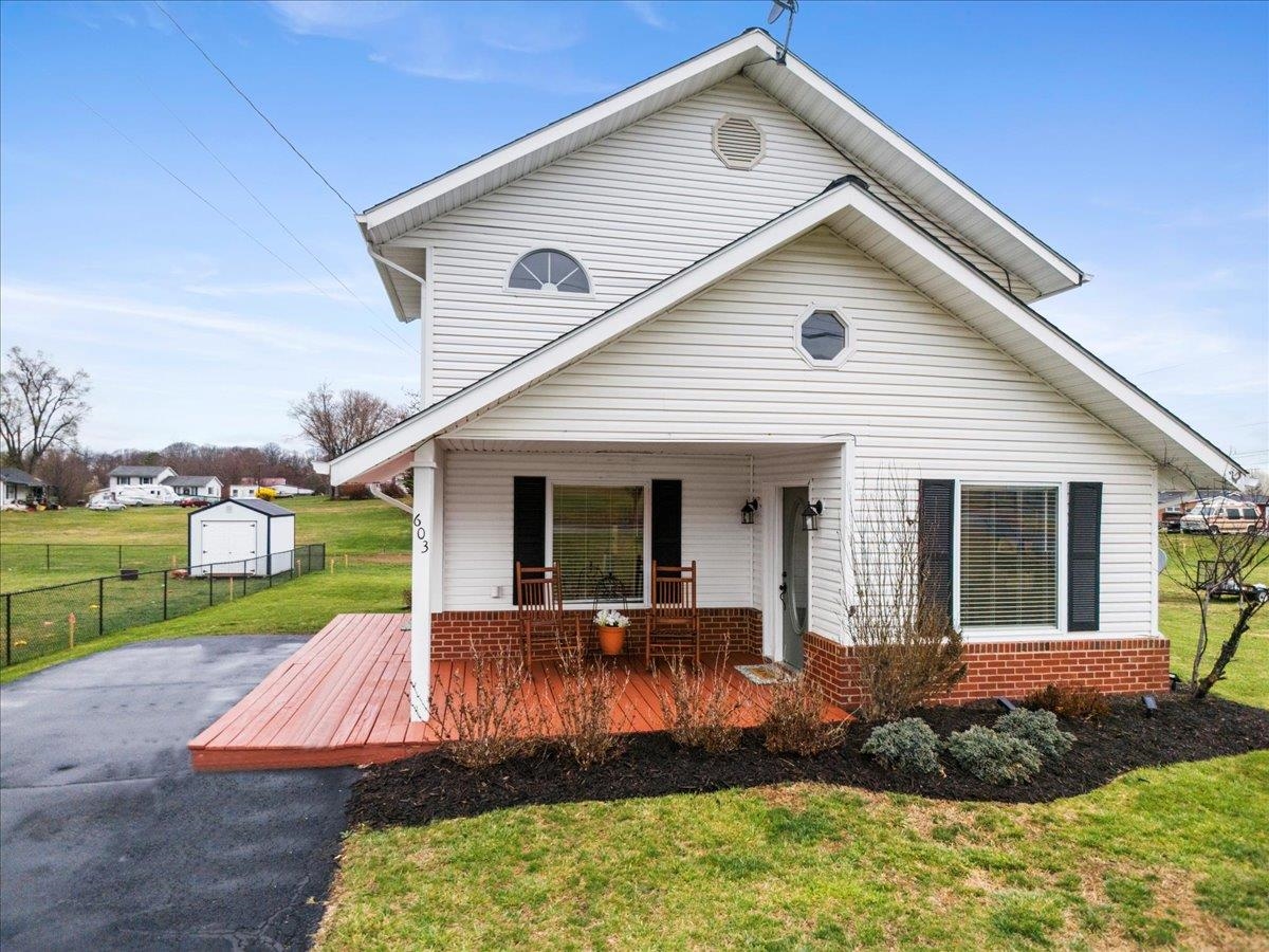 This updated home is ready to move right in.  Lovingly cared for home has plenty of room form a growing family.  The modern kitchen has ample counter space with solid surface countertops. Beautiful floors and a lot of natural light make this a pleasant home to entertain in.  Brand new carpet has been installed in the upper level. This home has a level yard and conveniently located close to major roads for easy access to all things in the NRV.