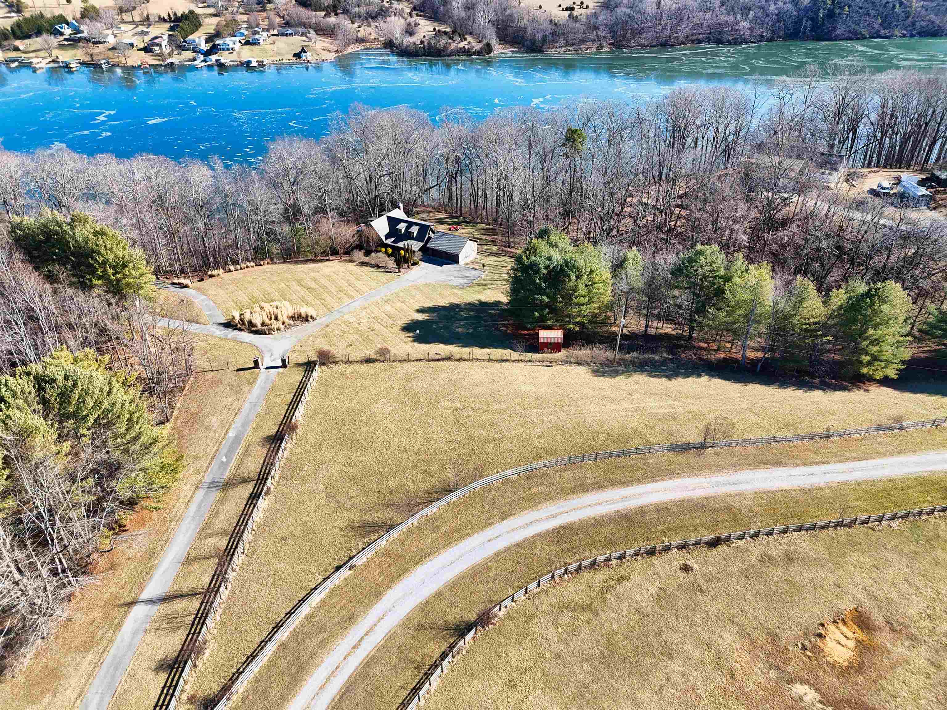 Build your dream home in the beautiful Claytor Lake area on this flat, open, fully fenced lot with paved, private drive with High-Speed Fiber Internet in place! A brand-new 3-bedroom perk test and updated survey are already in place, giving you a head start on construction. Electricity thru Appalachian Power is also on site.  Enjoy long-range mountain views and a convenient location close to Claytor Lake, I-81, Pulaski, Volvo, and other local amenities. Contact today for more details or to schedule your private showing.