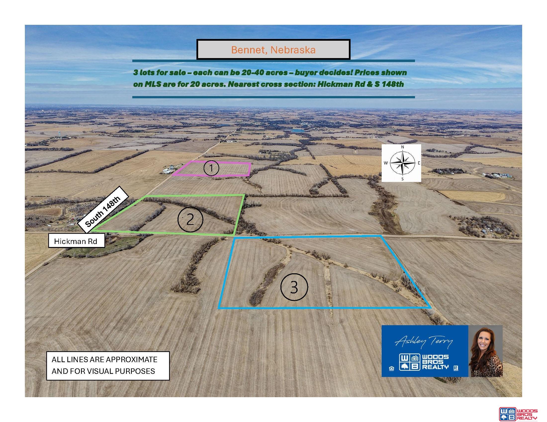 NoSitus Lot 3 - 20 Acres, Bennet, NE, 68317