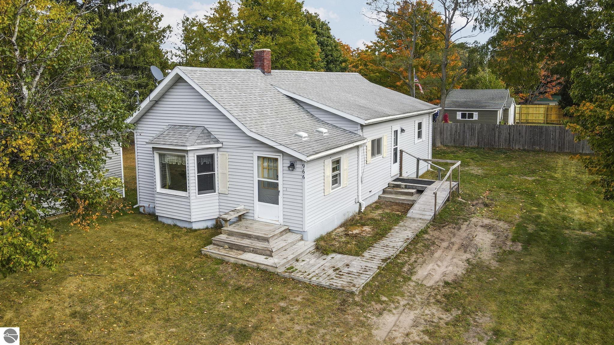 966 Frankfort Avenue, Elberta, MI 49628 — front exterior