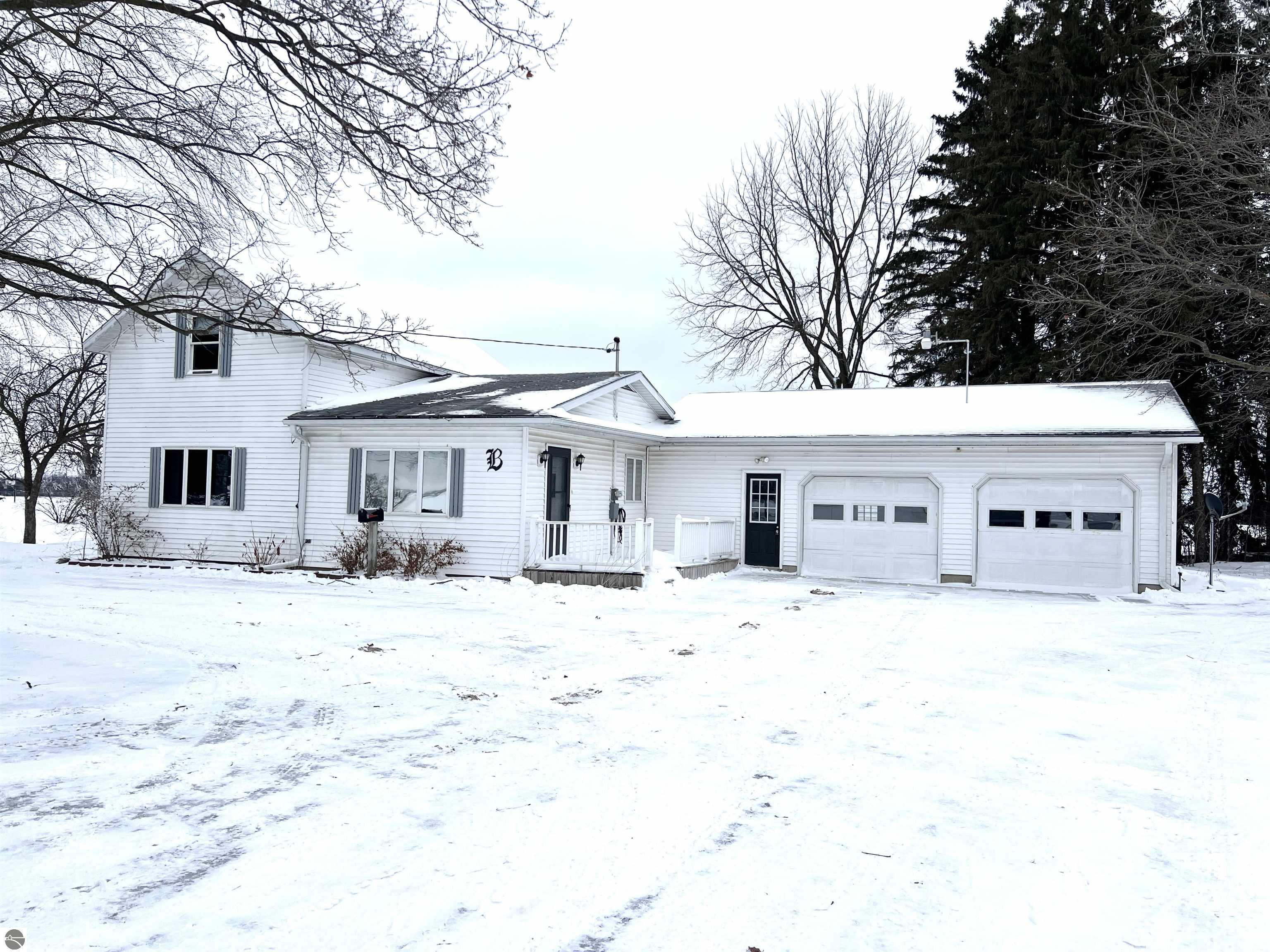 7891 S Lucas Road, McBain, MI 49657 — front exterior