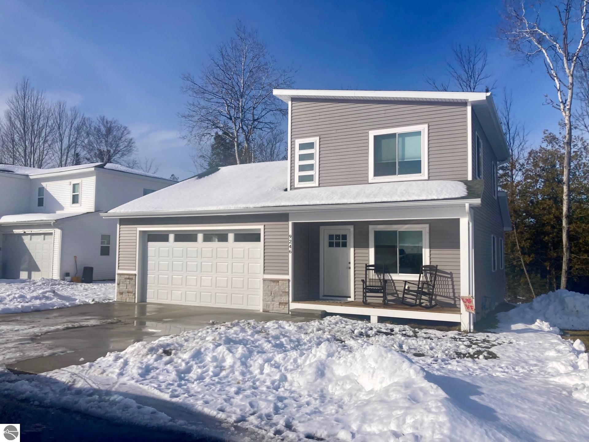 9246 S Flaska Drive, Cedar, MI 49621 — front exterior