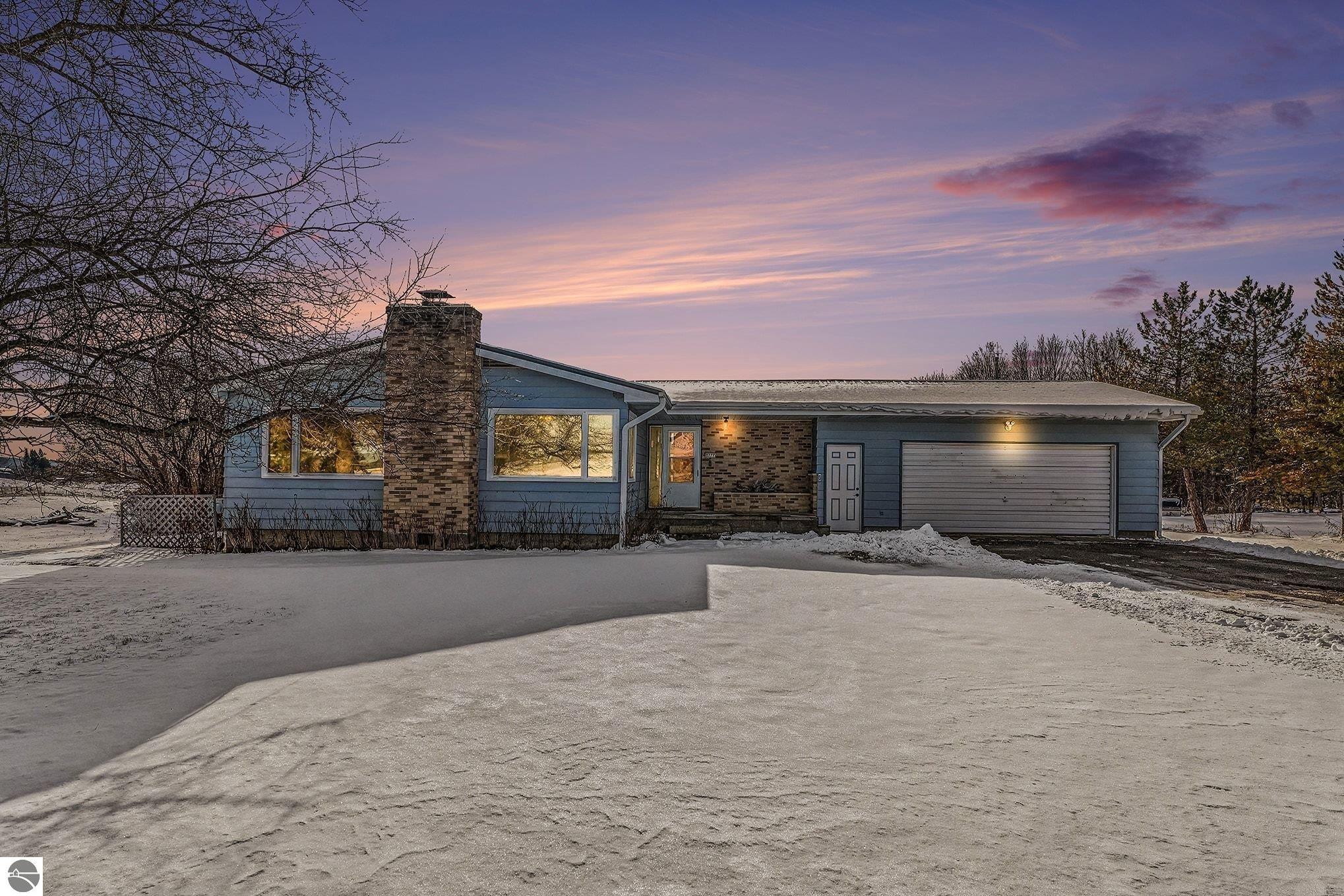 3777 20 Mile Road, Marion, MI 49665 — front exterior