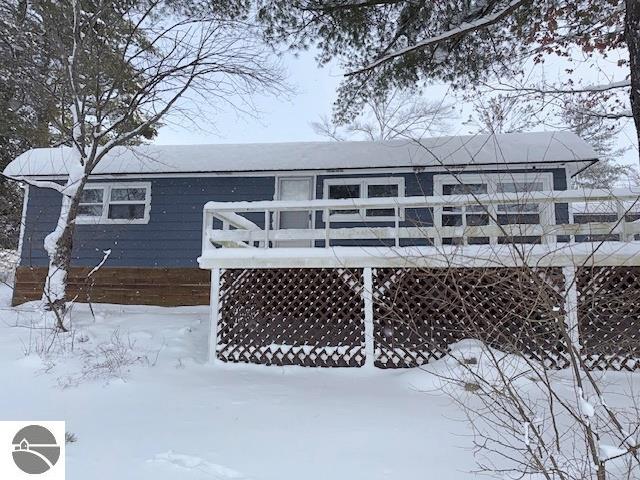 5921 N Bayshore Drive, Irons, MI 49644 — front exterior