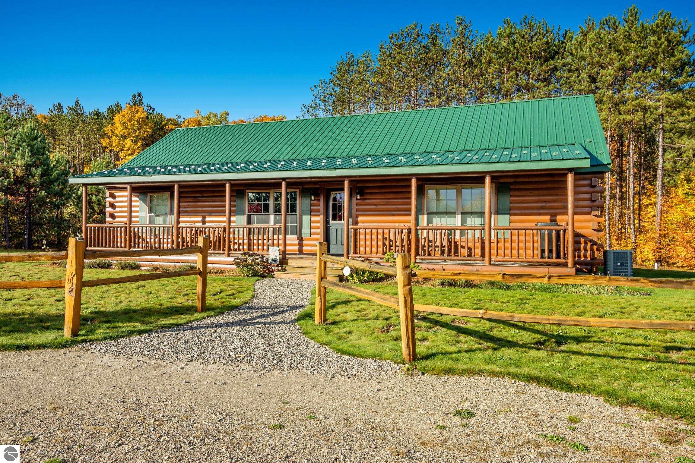 3418 Autumn Mist Lane, Thompsonville, MI 49683 — front exterior