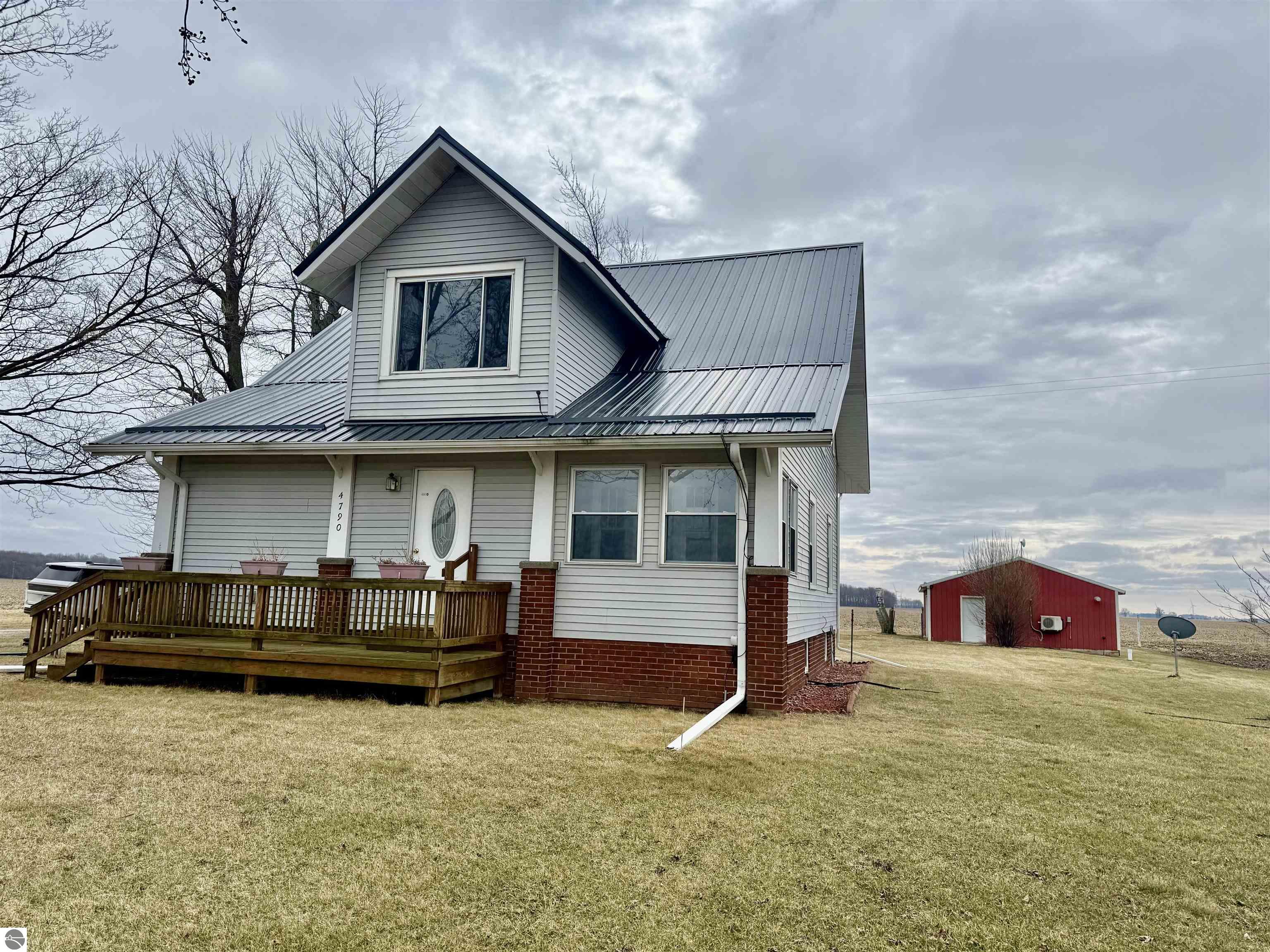 4790 E Tyler Road, Breckenridge, MI 48615 — front exterior