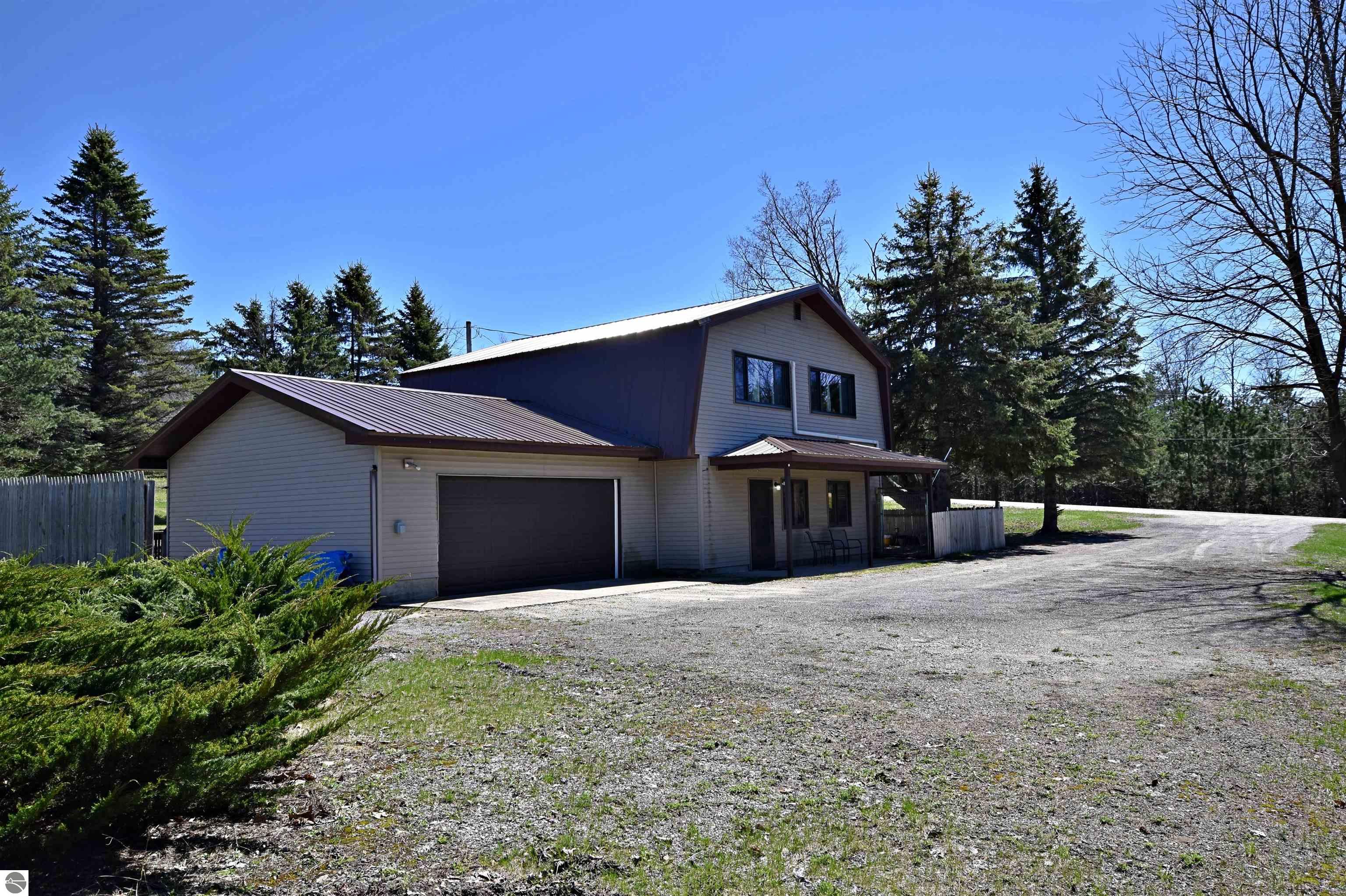 10630 W Packingham Road, Manton, MI 49663 — front exterior