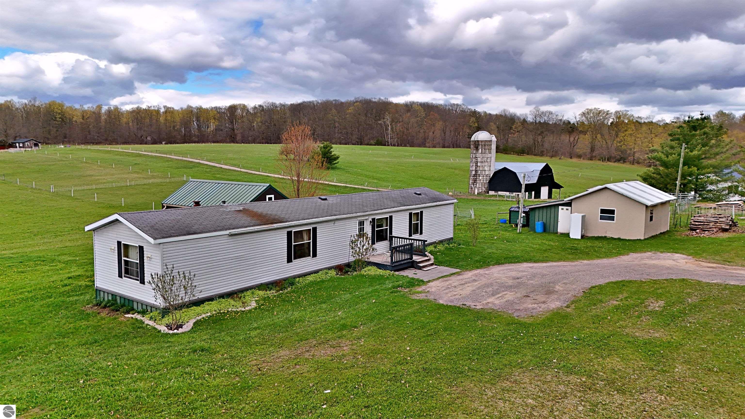 16608 12 Mile Road, Leroy, MI 49655 — front exterior