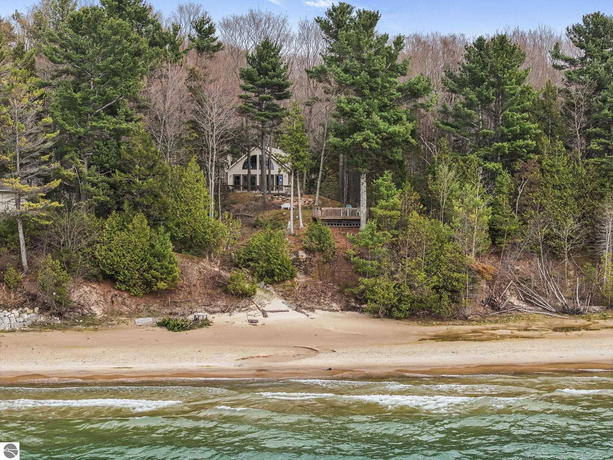 4215 Michigan Trail, Kewadin, MI 49648 — front exterior
