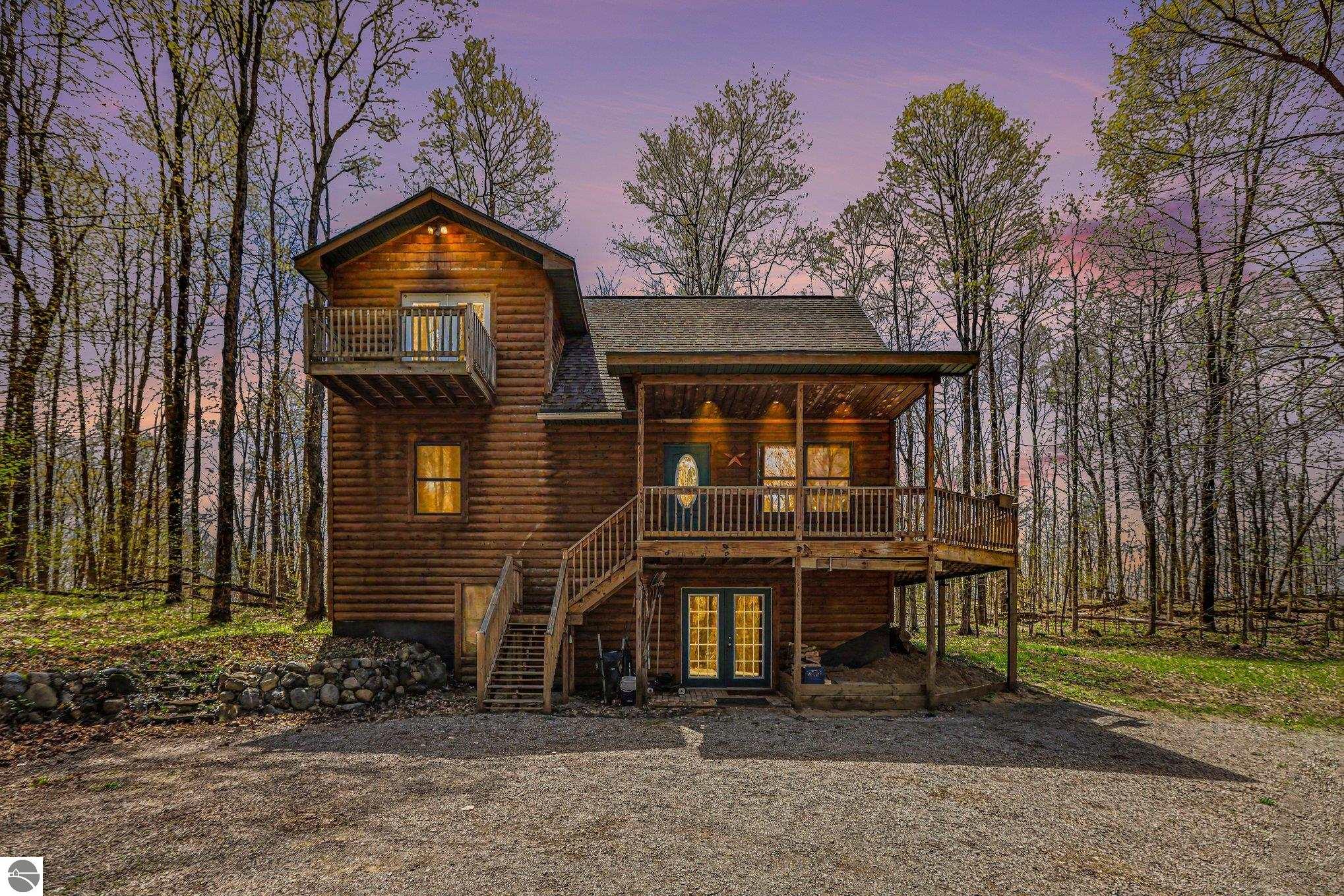 1035 Maromir Court, Bellaire, MI 49615 — front exterior