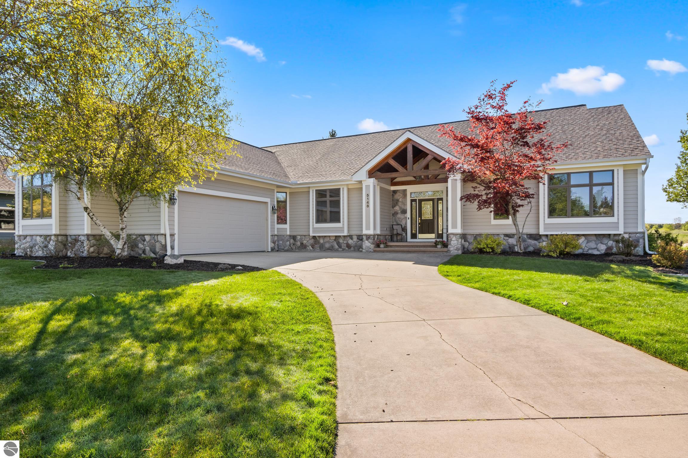5148 Arrowhead Circle, Williamsburg, MI 49690 — front exterior