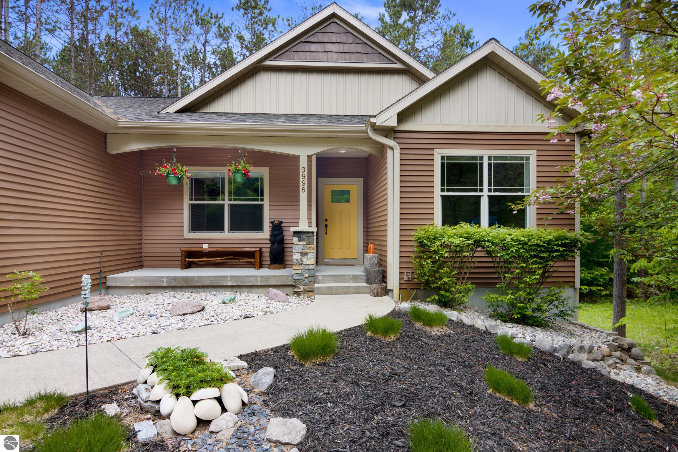 3996 W Timber Lane, Empire, MI 49630 — front exterior