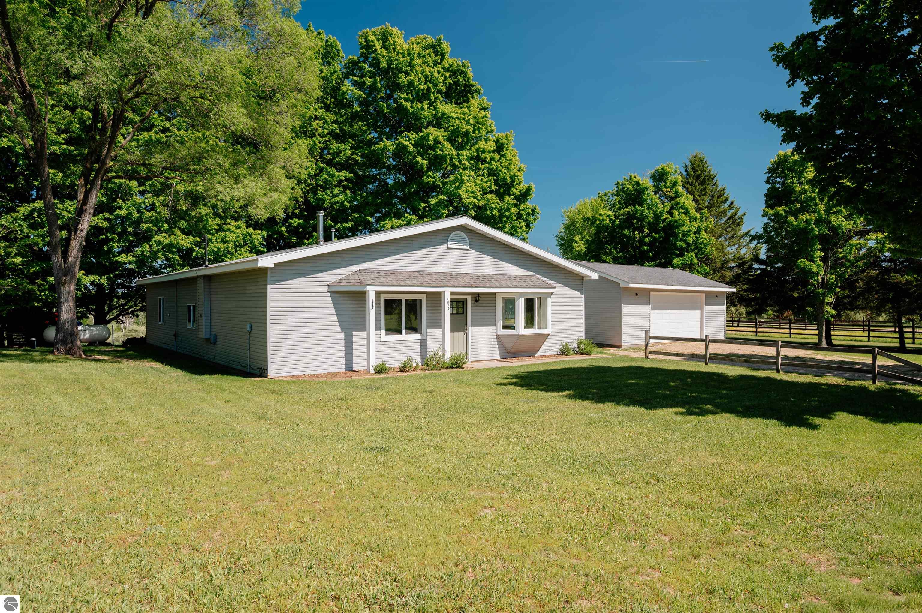 5875 Knight Road, Kingsley, MI 49649 — front exterior