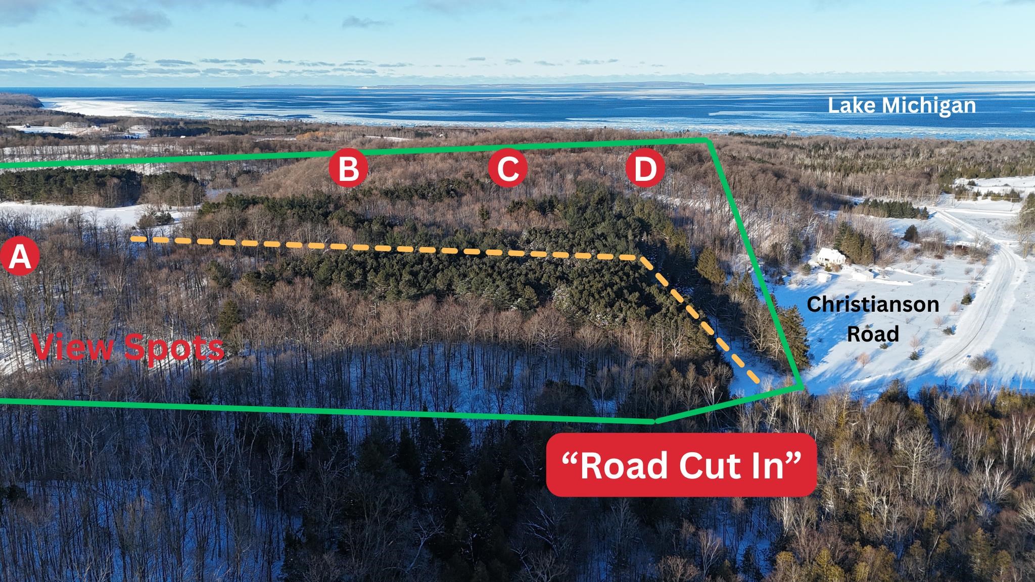 N Christianson Road, Northport, MI, 49670