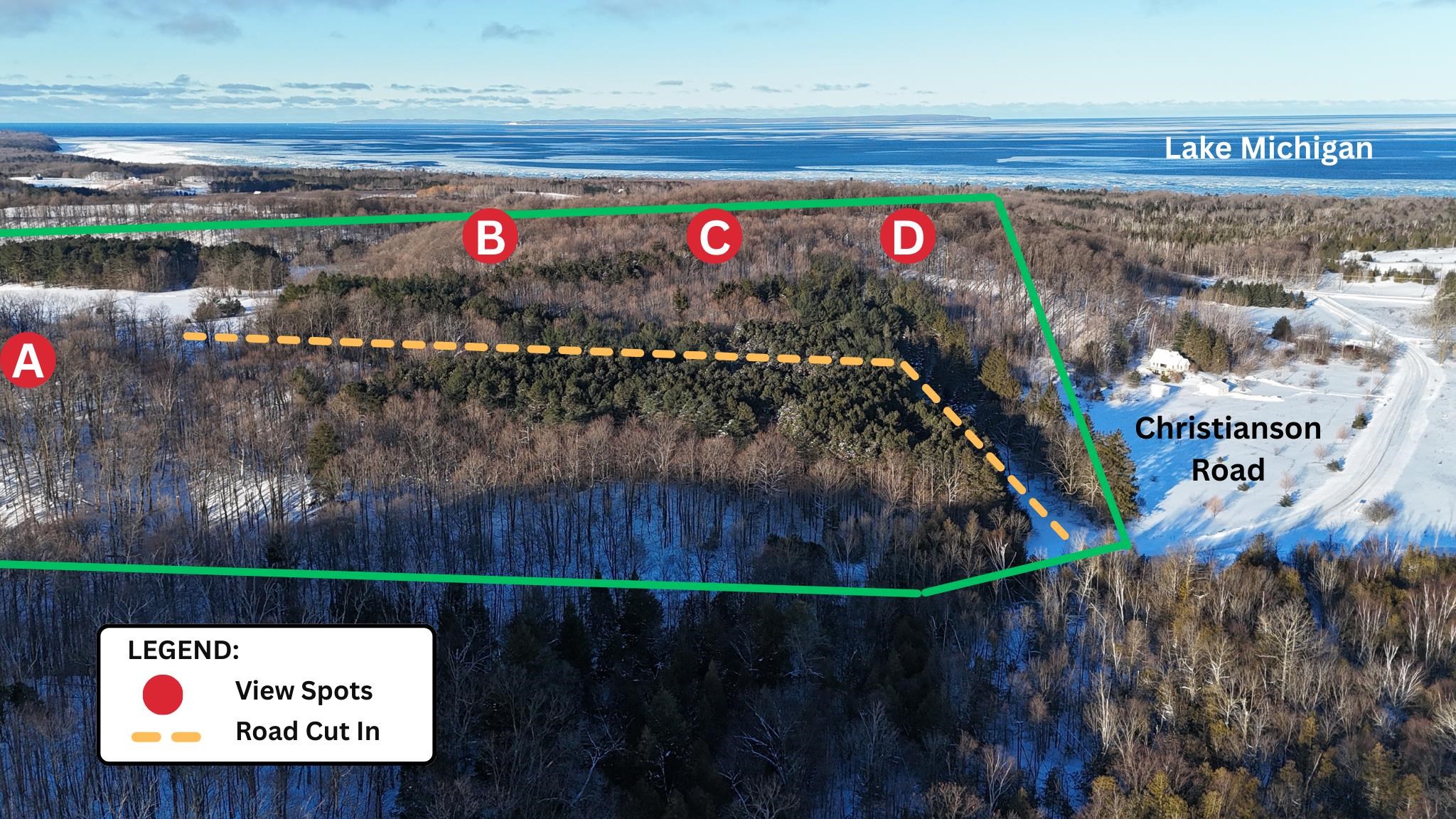 N Christianson Road, Northport, MI, 49670