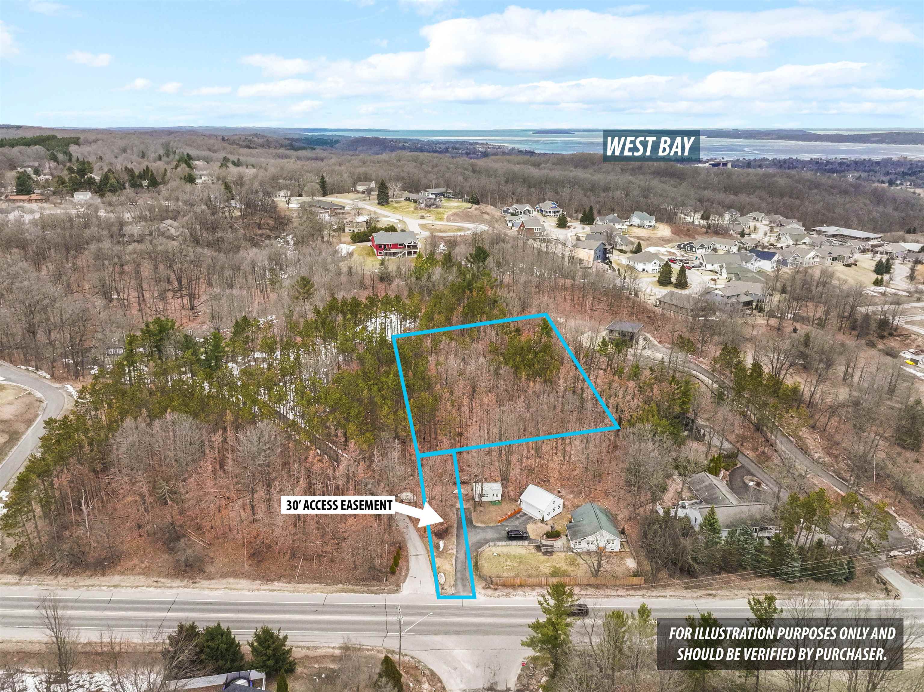 Photo of property for sale at 0.65 acres Barnes Road, Traverse City MI 49684