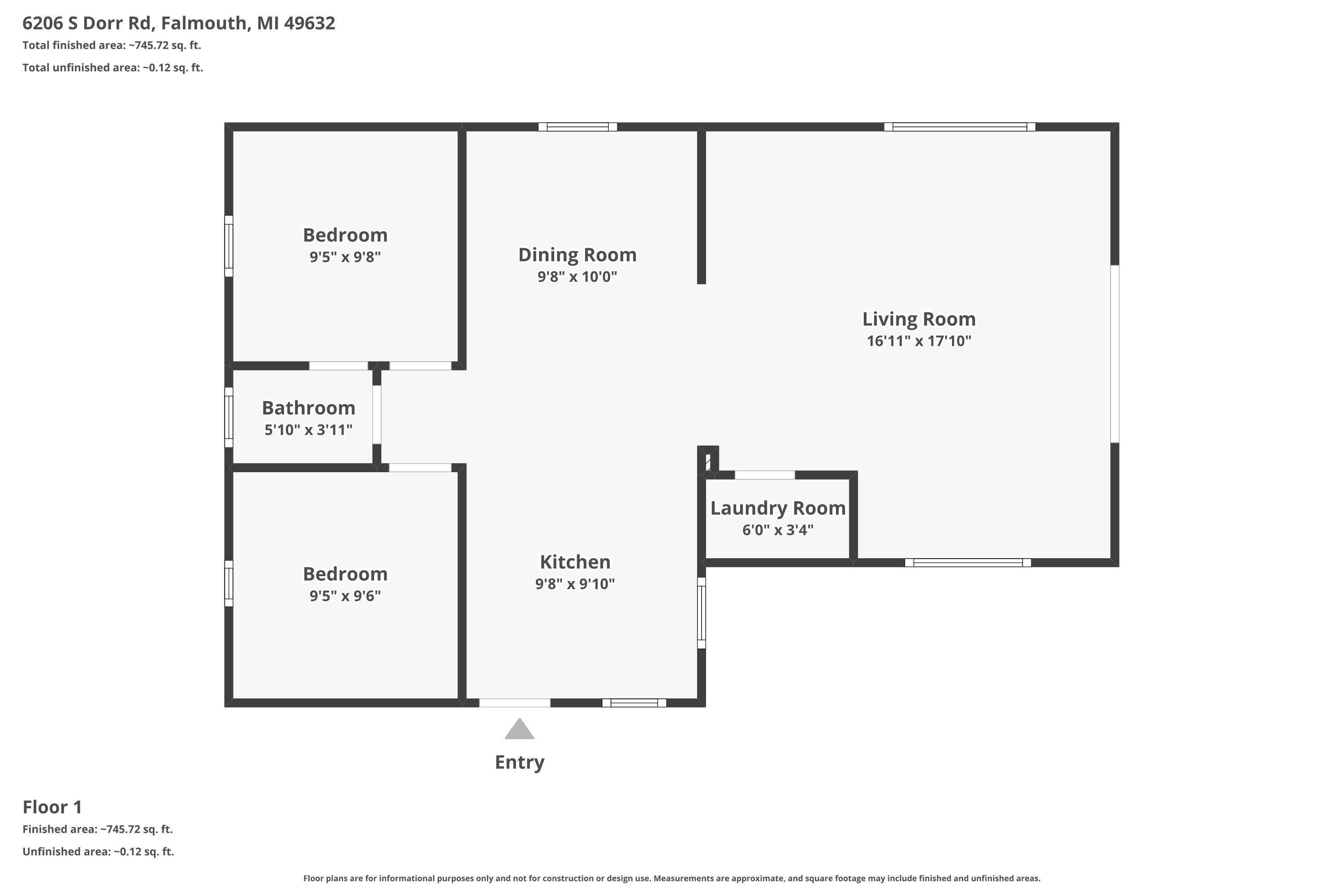 6206 S Dorr Road, Falmouth, MI, 49632