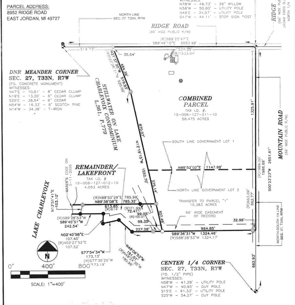 8952 Ridge Road, East Jordan, MI, 49727-9529