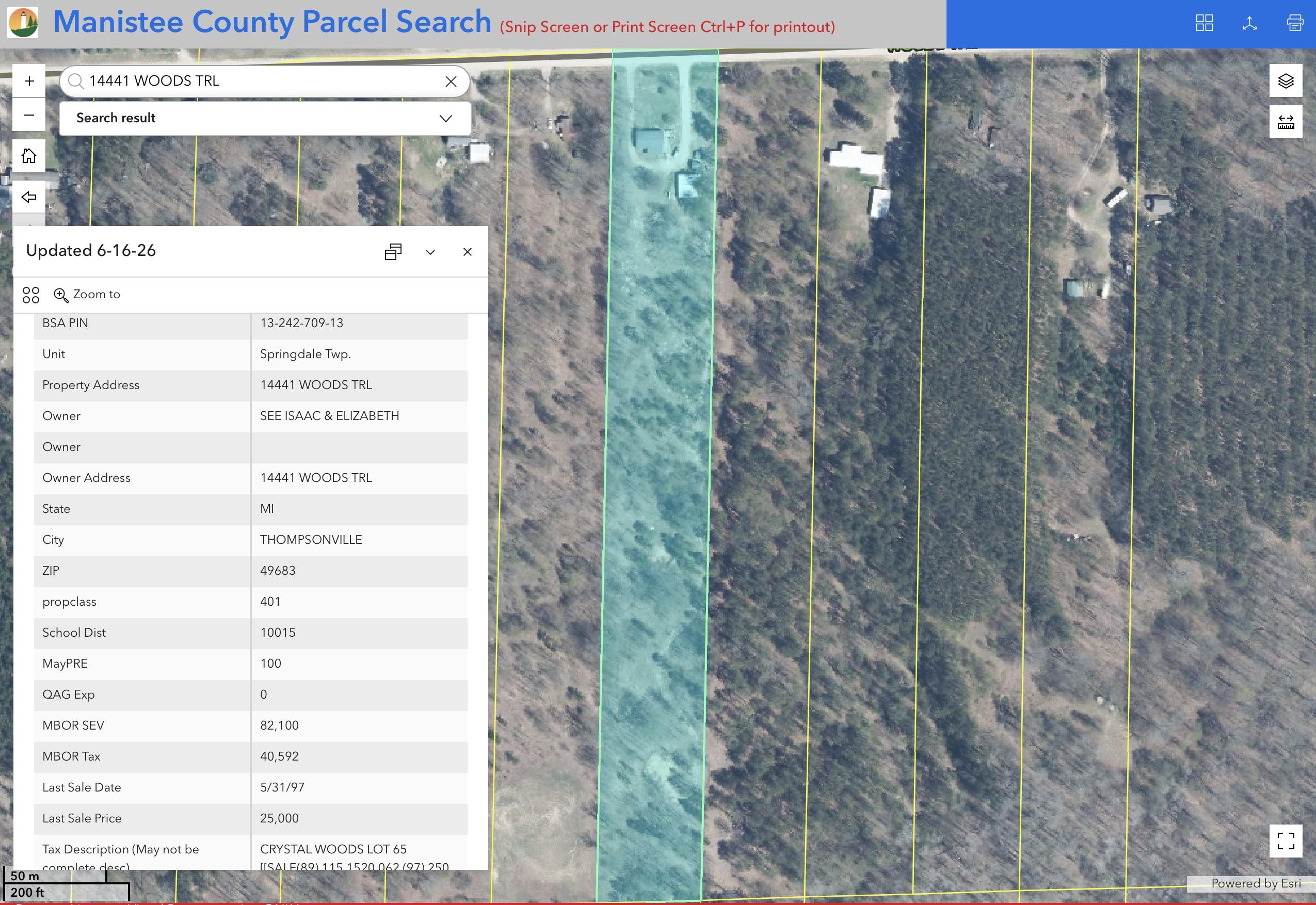 33rd image of 14441 Woods Trl #Lot: 65, Thompsonville, MI 49683 | MLS# 80072158
