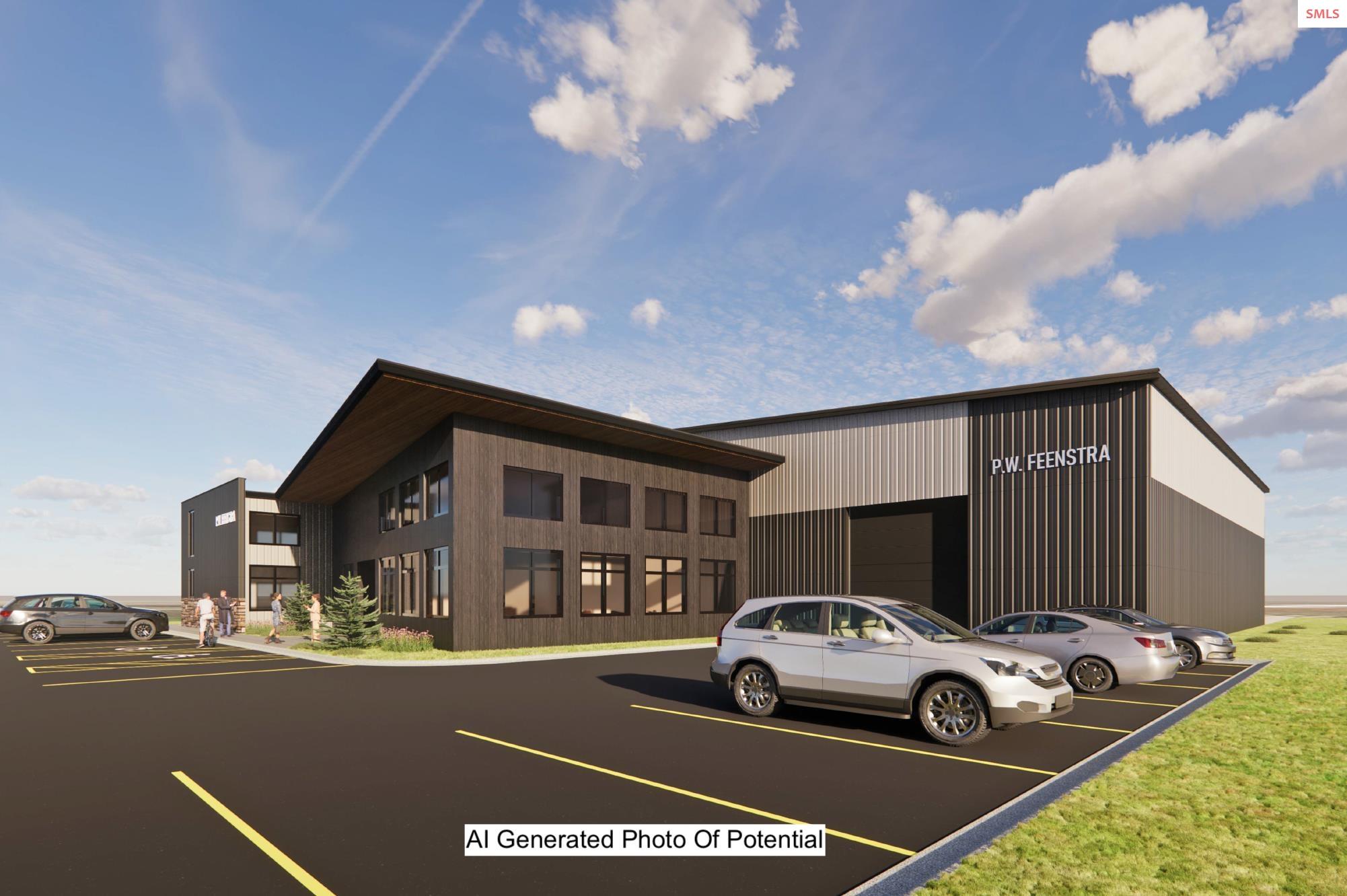 Front exterior of Lot 2 Flightline Way