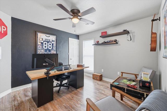 Office second angle with desk area