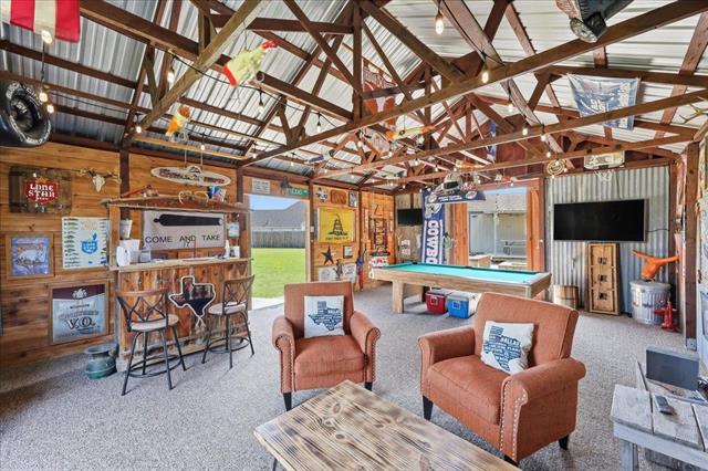 Workshop lounge and entertaining area