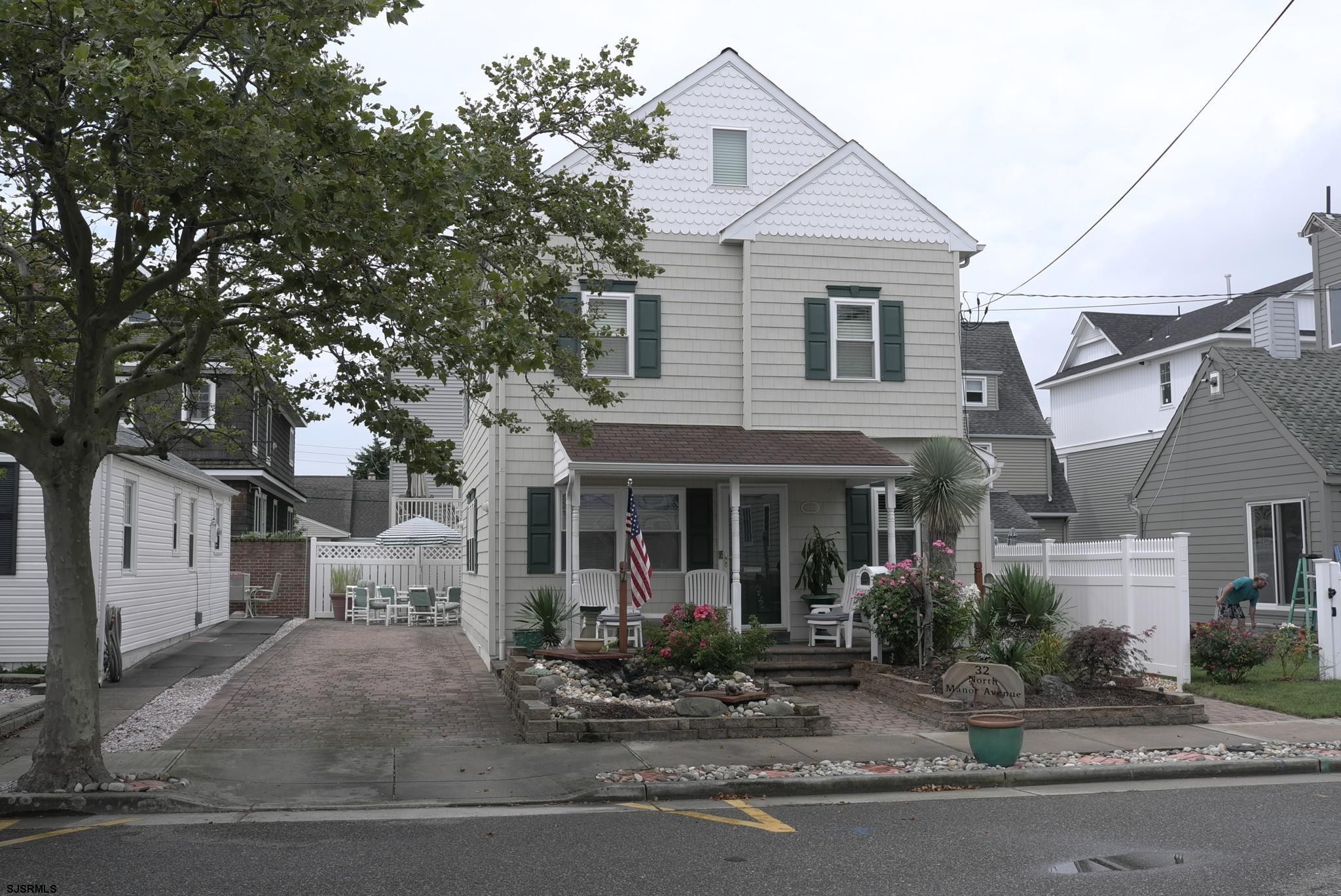 Longport, on the southern tip of "The Pearl of Absecon Island", is a very upscale community, with a lovely beach, and low taxes! This very beautiful home that is "shore" to please awaits you... * Low Taxes: $5853.47 in 2024 * Lot Dimensions: 40' x 62.5', 2500 sqft * Well maintained home 1 owner full-time lived-in never rented never smoked-in no pet messes * Invite your family and friends to a cookout in the spacious backyard. * Close to the beach * 3 Car Driveway as well as on-street parking * Wide Street, with large sidewalks * Short walk to the beach (< 2 blocks) and the Seaview Harbor Marina * Backup Electric GenerLink Transfer Switch Ready * 600 cft/hr Gas Regulator (Natural Gas Generator Ready) * Natural Gas Fireplace, Natural Gas Barbecue Hook-ups (quick connect system) * Mature Landscaping and pond with waterfall, outdoor accent lights * Outdoor Hot & Cold enclosed shower to clean off the sand and tanning lotion after a refreshing and soothing day at the beach. * Built in 7 speaker surround sound entertainment system * Designer Interior trim, flooring, cabinetry, appliances, window treatments * Home is turn-key and in move-in condition. Just bring your toothbrush and a bathing suit! Additional information: • This spectacular 3 Bedroom and 3 Bath home offers the distinguished buyer the best in care-free, shore living. • This maintenance-free home includes a Master Bedroom/Master Bath suite with loft, built-in oak bookshelves, and vaulted knotted-pine ceilings. • Adjacent to the loft is a 130+ square foot carpeted walk-in closet, complete with recessed lighting, HVAC vent, and ceiling fan. • There are 2 additional bedrooms with 2 full bathrooms. Perfect for large families or guest. • Marble, imported ceramic tile, and acacia hardwood floors adorn this home and is used in all baths and flooring throughout the house. • The designer kitchen features Corian countertops, and stainless-steel, ultra-high-end appliances from Kitchenaid and Electrolux. • The spacious living room features a built-in, 7 speaker home theater cabinet system over a granite natural gas fireplace. Update the electronics to suit your movie enjoying experience. • The dining room is comfortable and fresh. All windows are trimmed out in golden-oak /polyurethane fluted-oak. Hunter Douglas blinds keep out the heat in summer. • Outdoor includes a 3 car driveway for all your guests, a large backyard featuring a hot and cold enclosed outdoor shower, two natural gas barbecue hook-ups. Never fill-up a propane tank again! • Large maintenance-free 10'x8' shed! • Entire lot is beautifully landscaped using the best EP Henry pavers; including a built-in Koi fishpond with waterfall feature. • Home was meticulously renovated in 2000 using the best in material and workmanship. • The interior of the home was refreshed in 2014 with hardwood flooring throughout, new Kichler ceiling fans, Lutron dimmer switches, along with an added walk-in closet. • This home is situated on a wide street, well maintained, and less than 2 blocks to the beach, and near great restaurants, casinos, shopping and other amenities. • Boat Lovers - Seaview Harbor Marina is less than 9 blocks away from this spectacular home. Buyers and Agents, Please, schedule all appointments via Listing Agent. Appointments will be confirmed once listing agent receives the following information; 1) Mortgage Pre-Approval Letter or Letter from Bank proving Proof of Funds (CASH) 2) Per NJ Law a Signed Buyer's Agency Agreement Schedule your appointment TODAY!